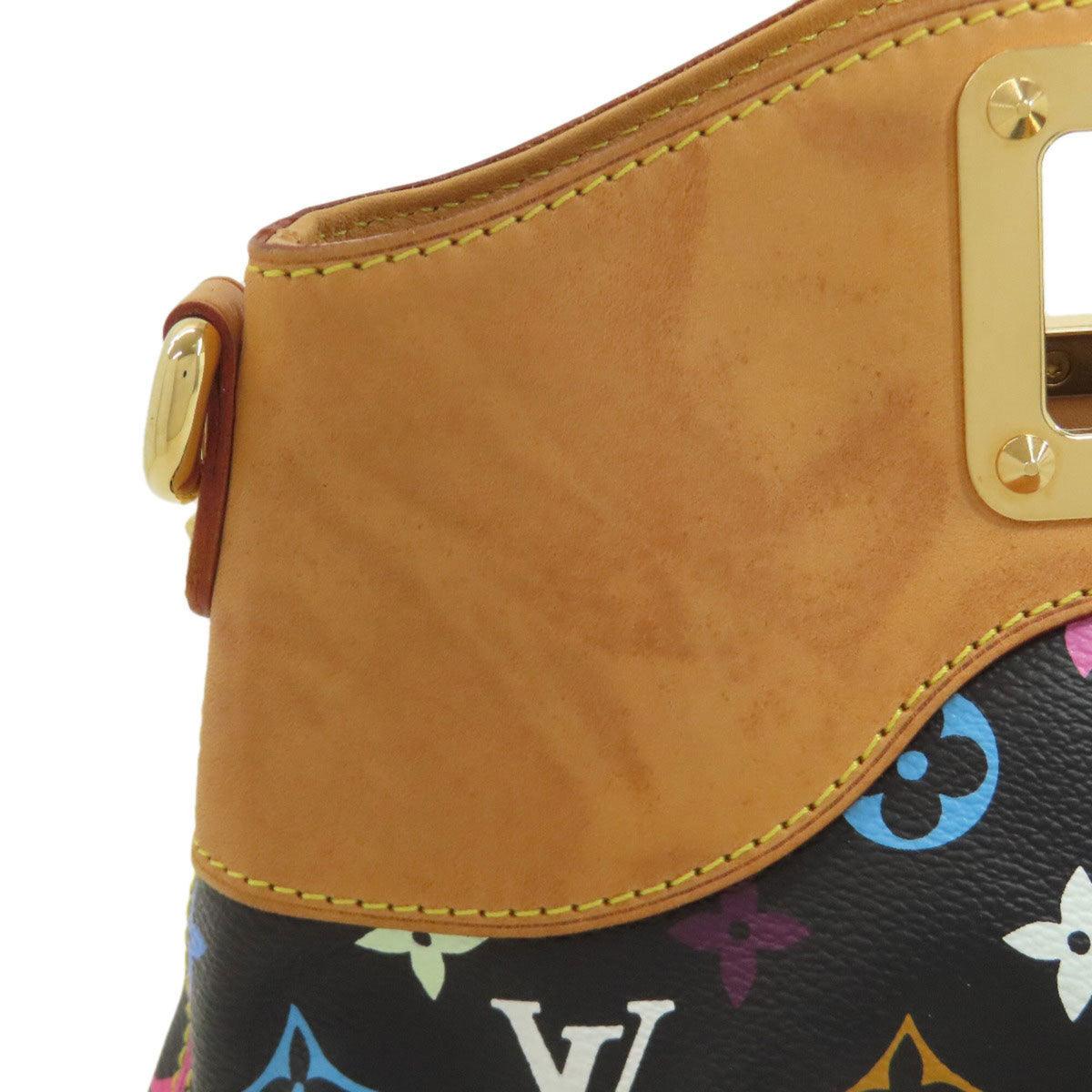 Louis Vuitton Black Monogram Multicolore Handbag (Pre-Owned)