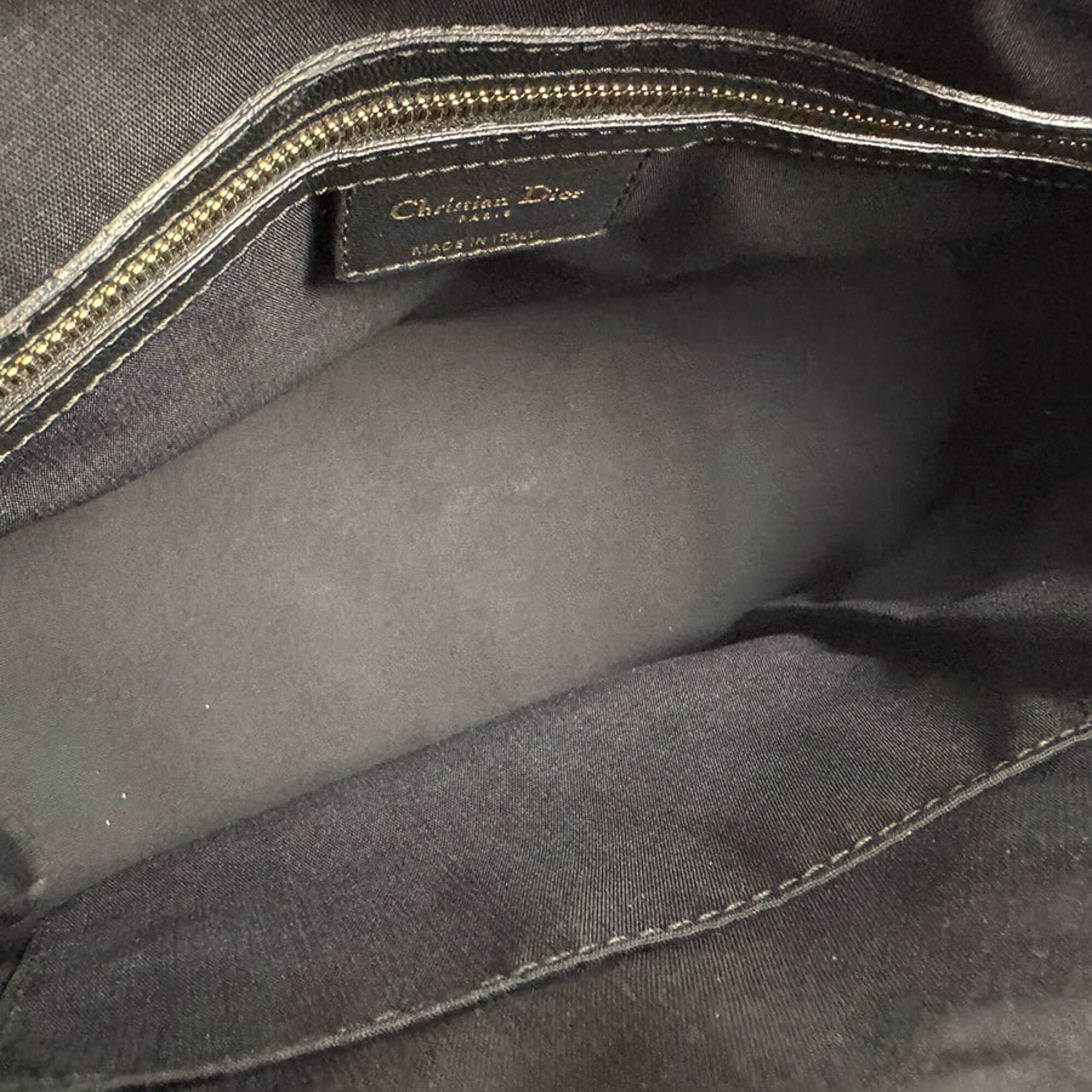 Christian Dior Black Patent Leather Leather Handbag (Pre-Owned)