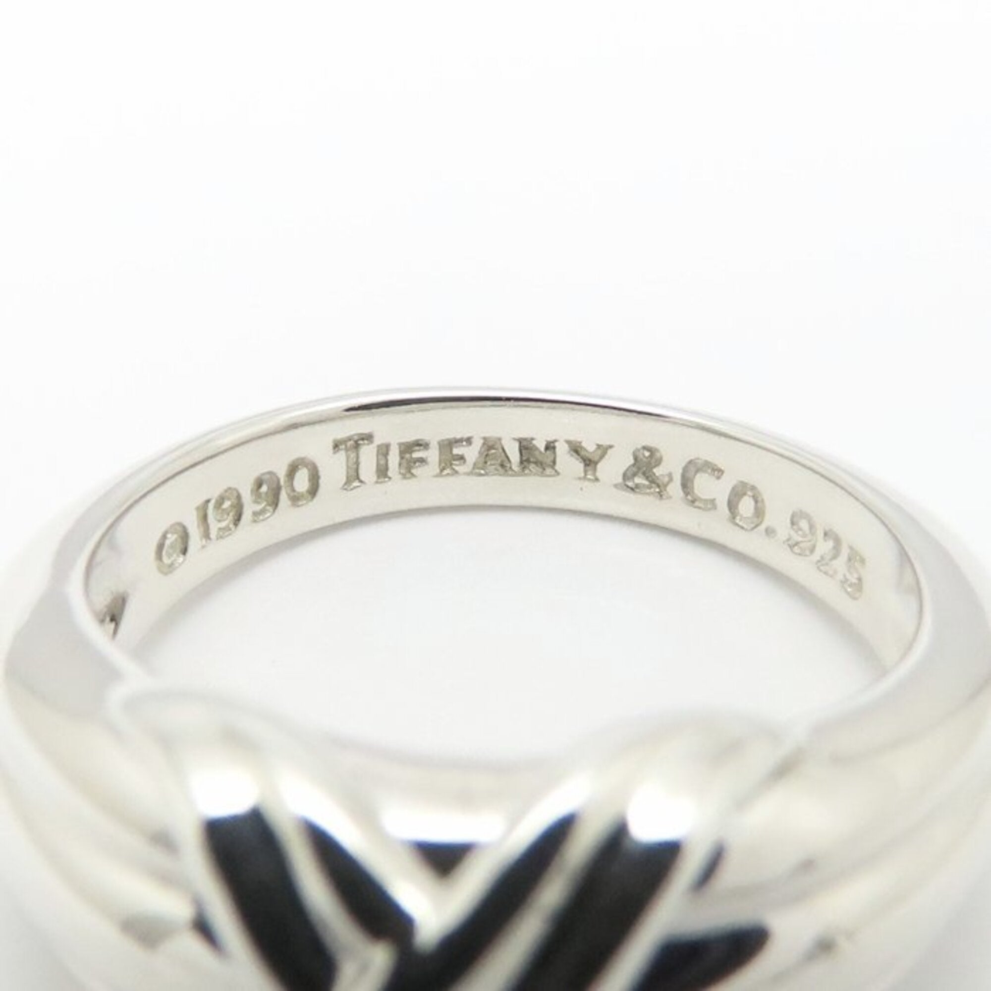 Tiffany Silver 925 Band Ring (Pre-Owned)