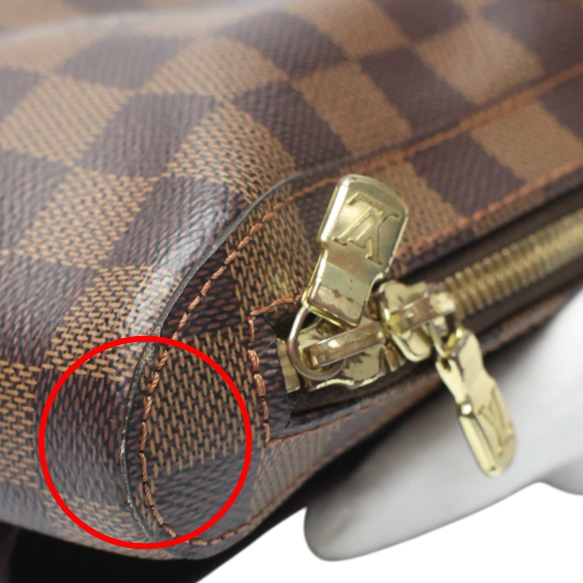 Louis Vuitton Damier Ebene Damier Canvas Sling Bag (Pre-Owned)