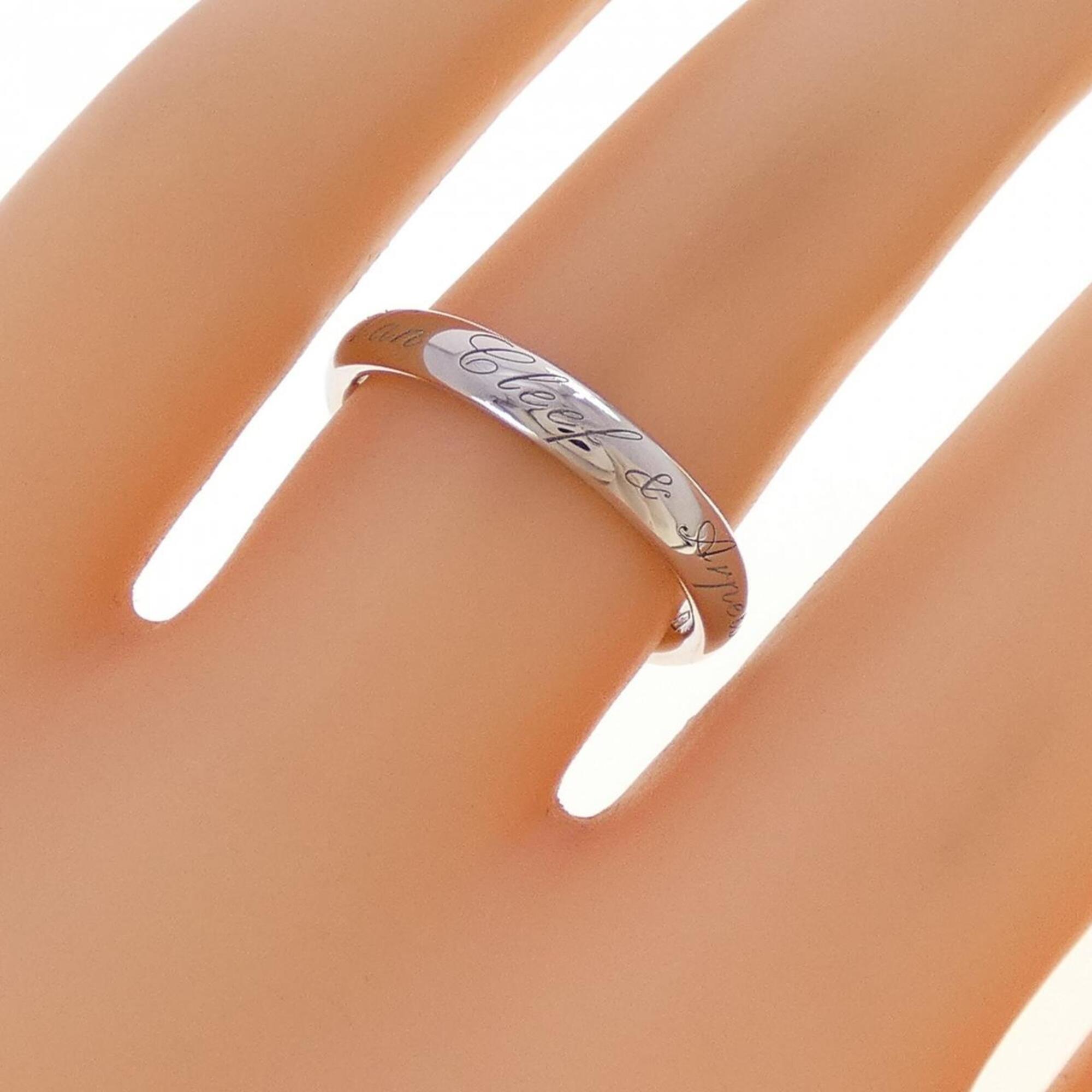 Van Cleef & Arpels Platinum 950 Band Ring (Pre-Owned)