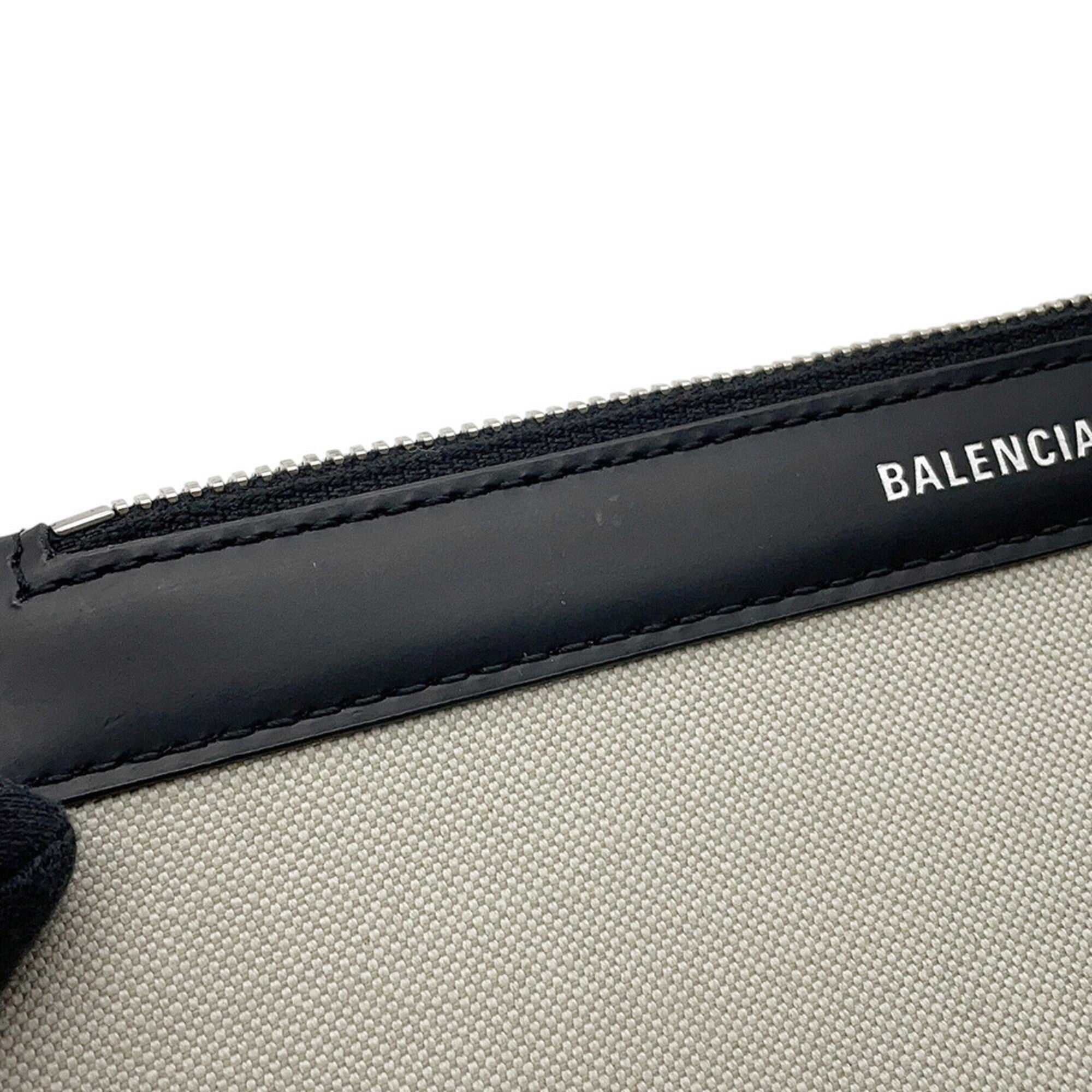 Balenciaga Black Canvas Handbag Tote Bag (Pre-Owned)