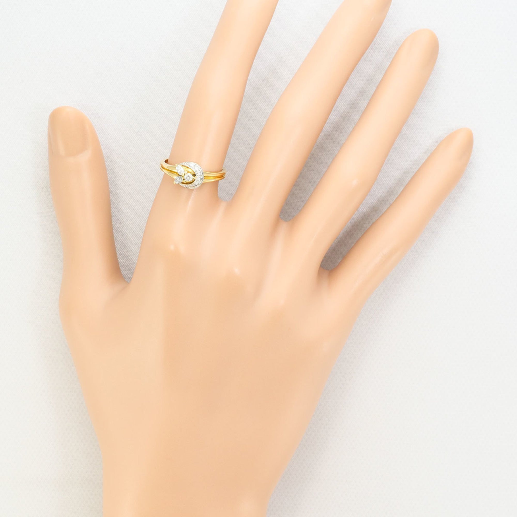 Unbranded Platinum Yellow Gold Yellow Gold (18K) Platinum 900 Band Ring (Pre-Owned)