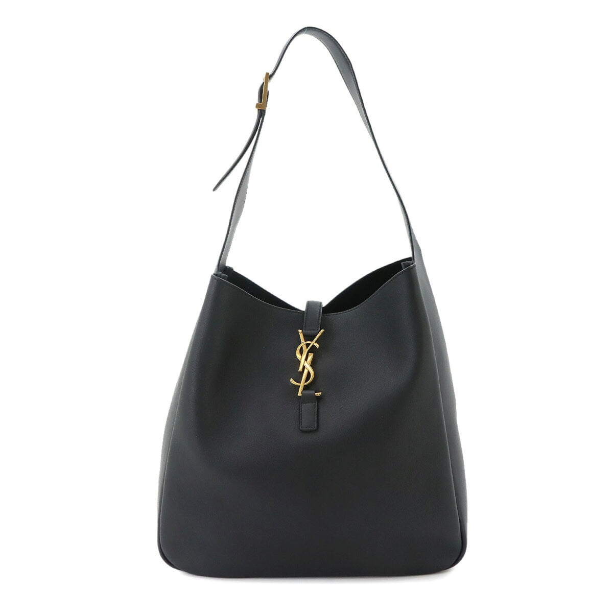 Saint Laurent Black Leather Handbag Shoulder Bag (Pre-Owned)