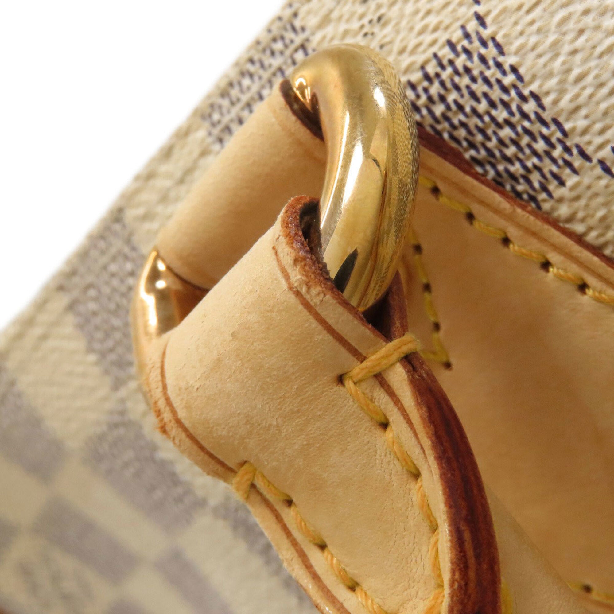 Louis Vuitton Azur Damier Azur White Damier Canvas Tote Bag (Pre-Owned)