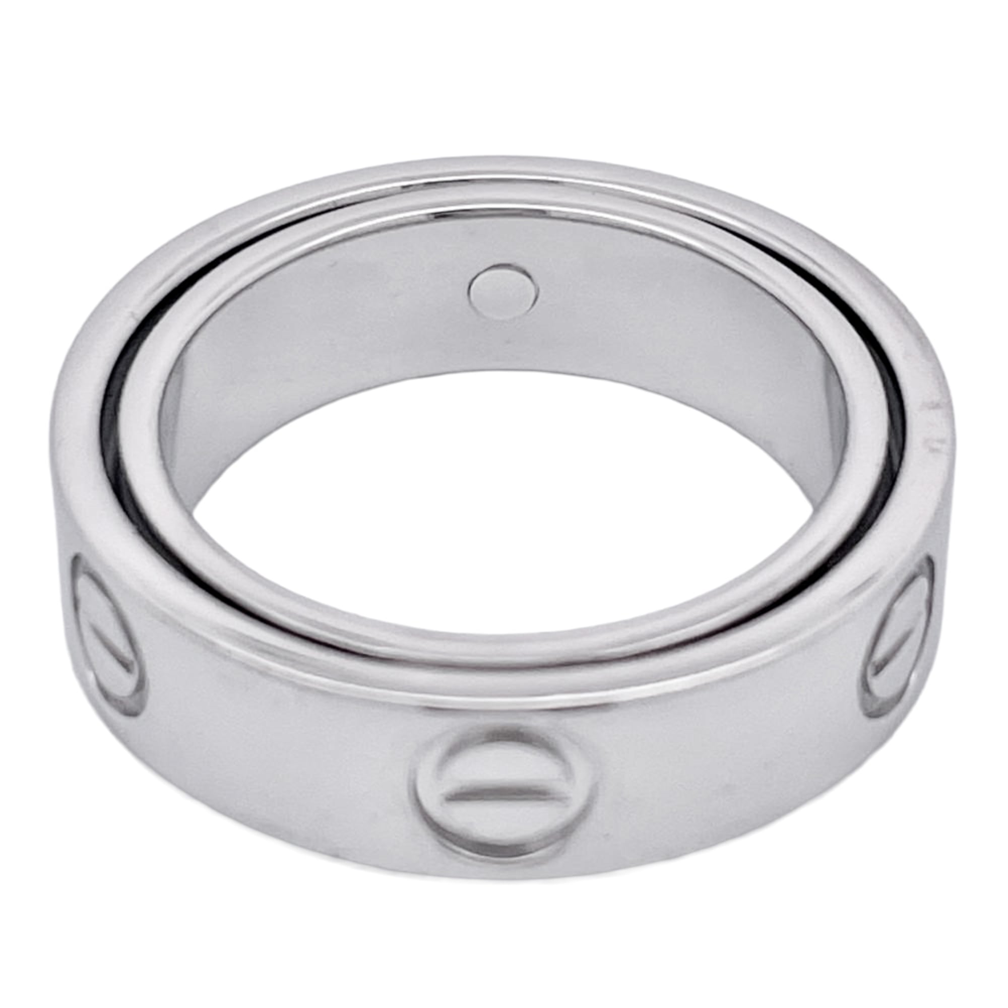 Cartier Love White Gold (18K) Band Ring (Pre-Owned)