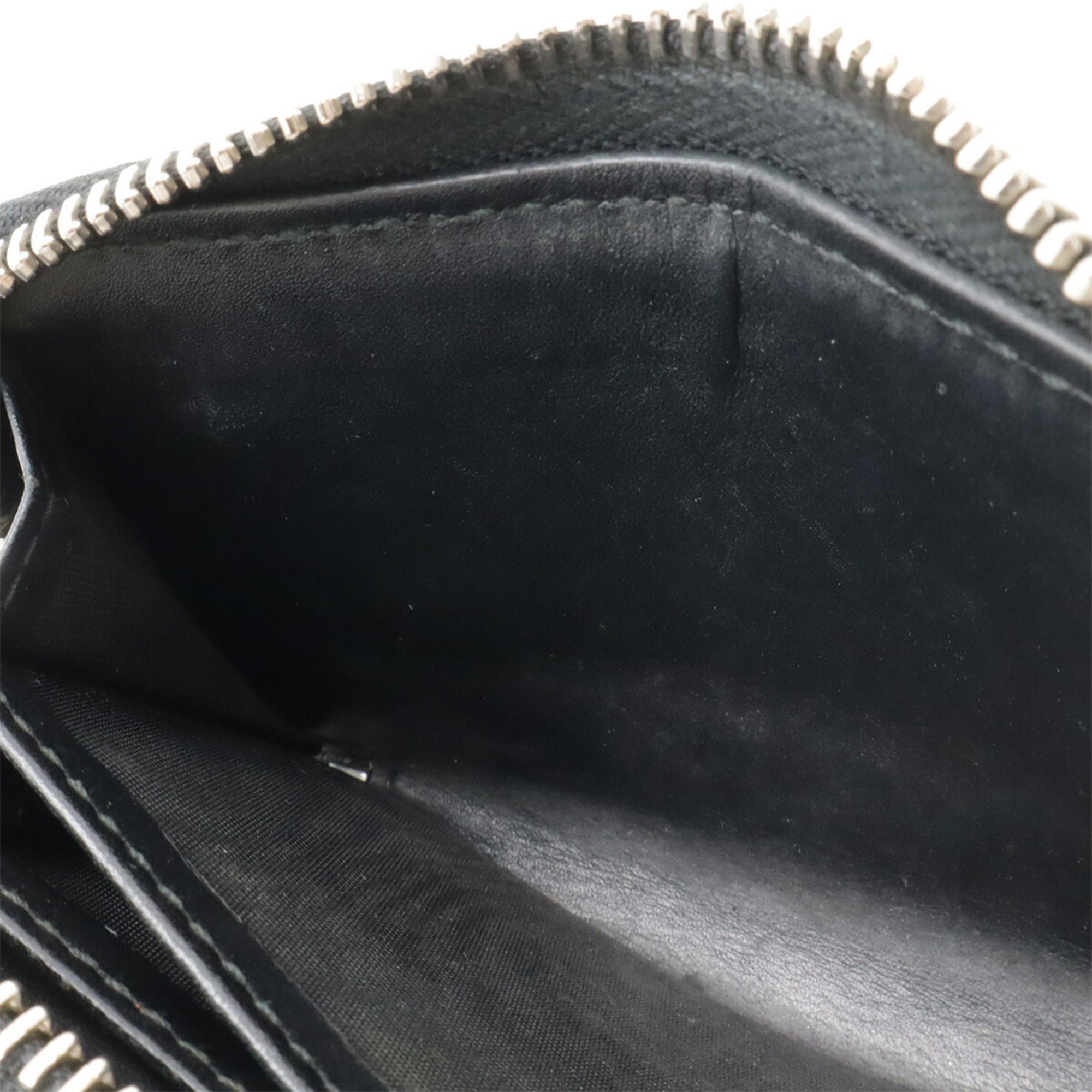 Gucci Beige Black Gg Supreme Canvas Leather Coin Purse/Coin Case (Pre-Owned)
