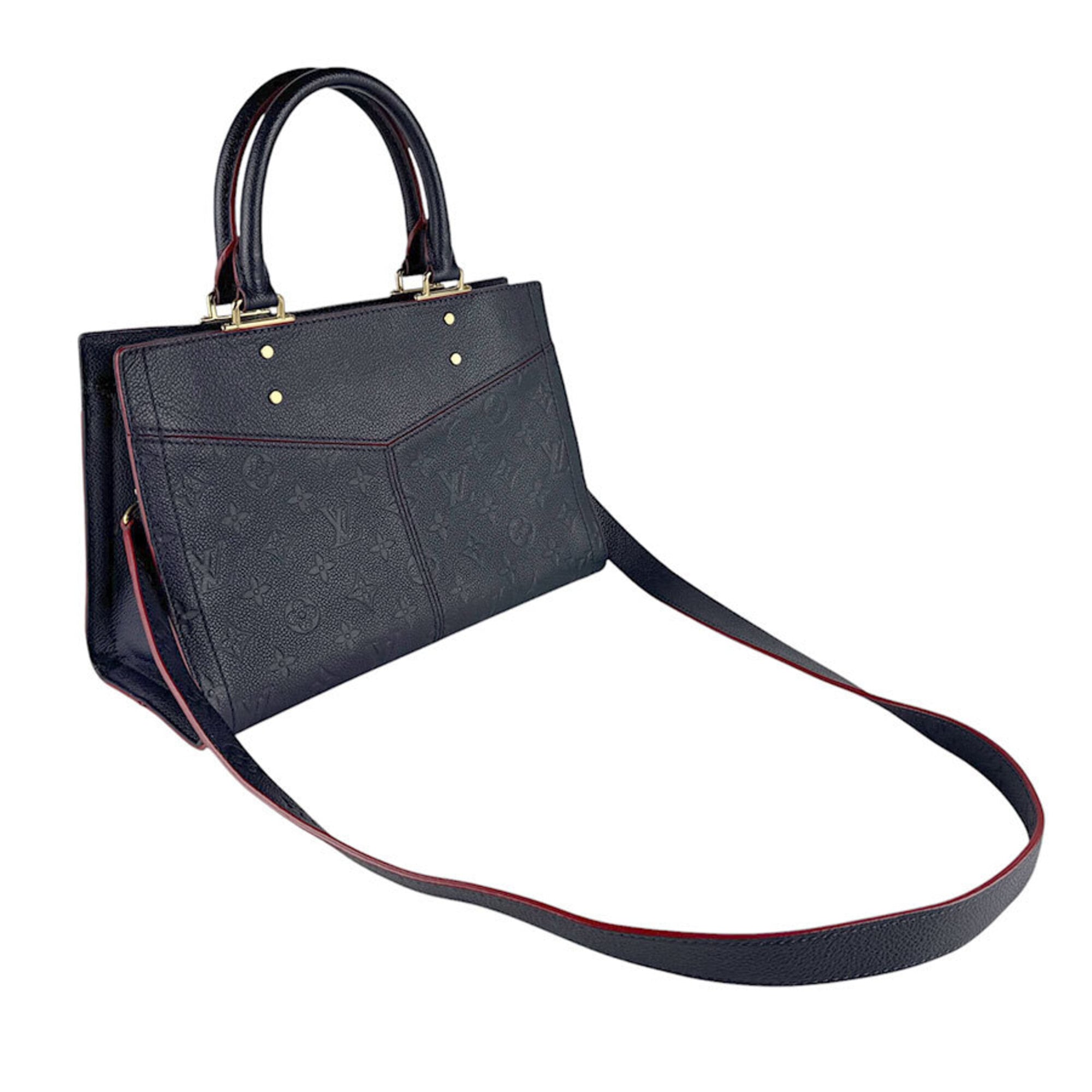 Louis Vuitton Marine Rouge Monogram Empreinte Handbag Shoulder Bag (Pre-Owned)