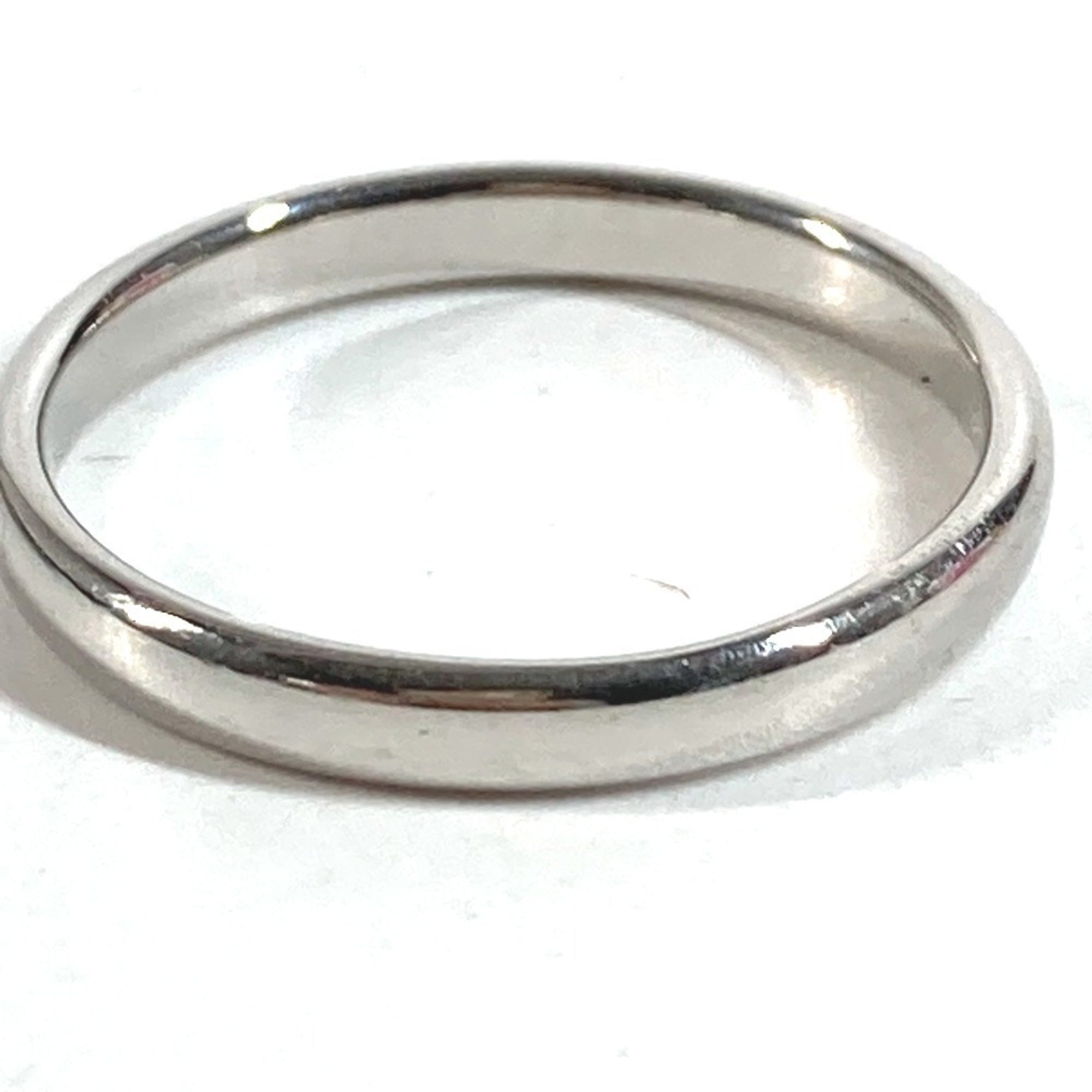 Tiffany Silver Platinum 950 Band Ring (Pre-Owned)