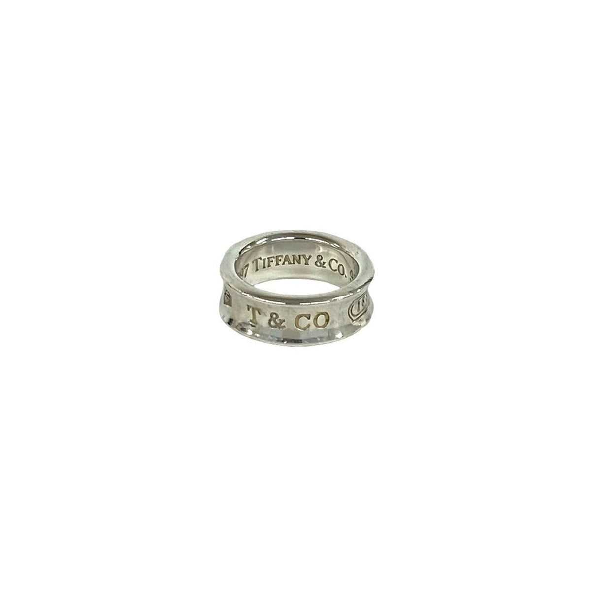 Tiffany Silver Silver 925 Band Ring (Pre-Owned)