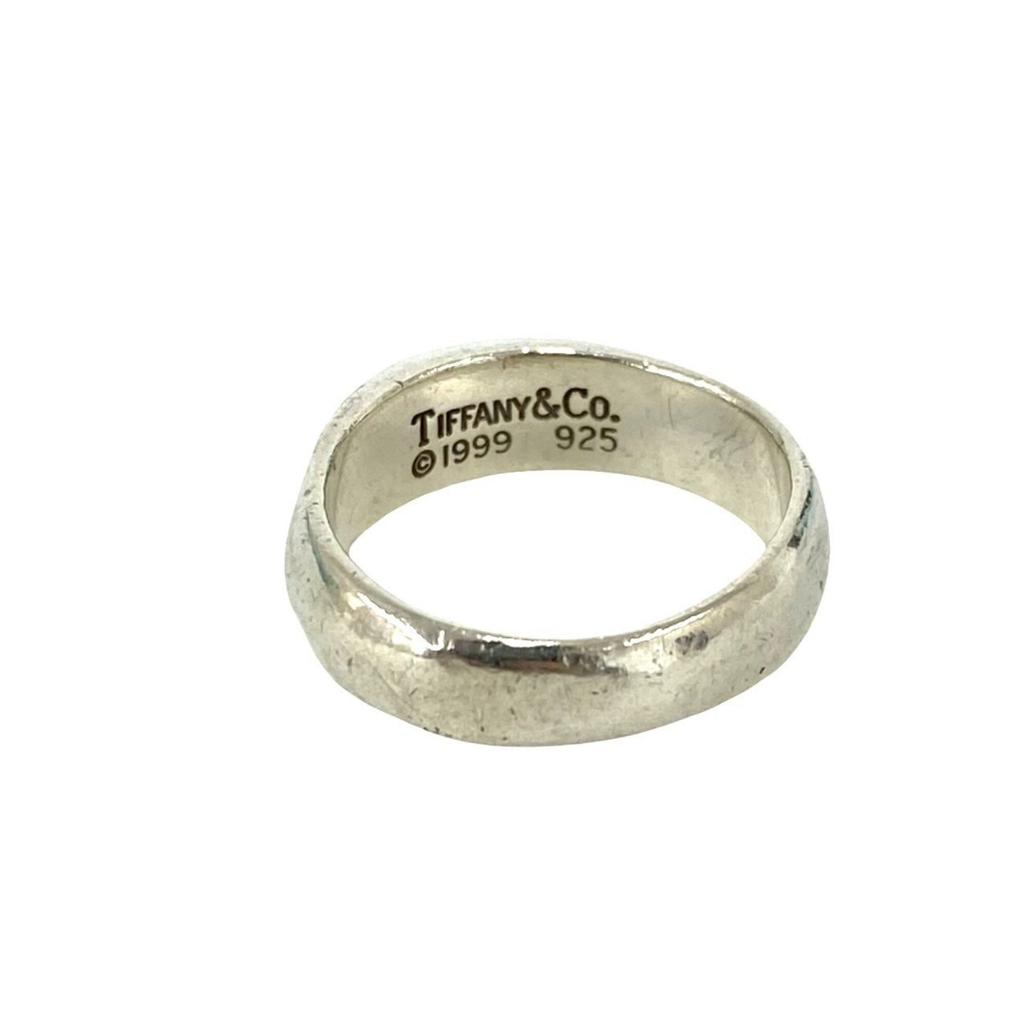 Tiffany Silver Silver 925 Band Ring (Pre-Owned)