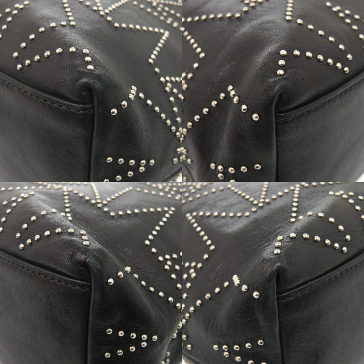Jimmy Choo Black Leather Tote Bag (Pre-Owned)