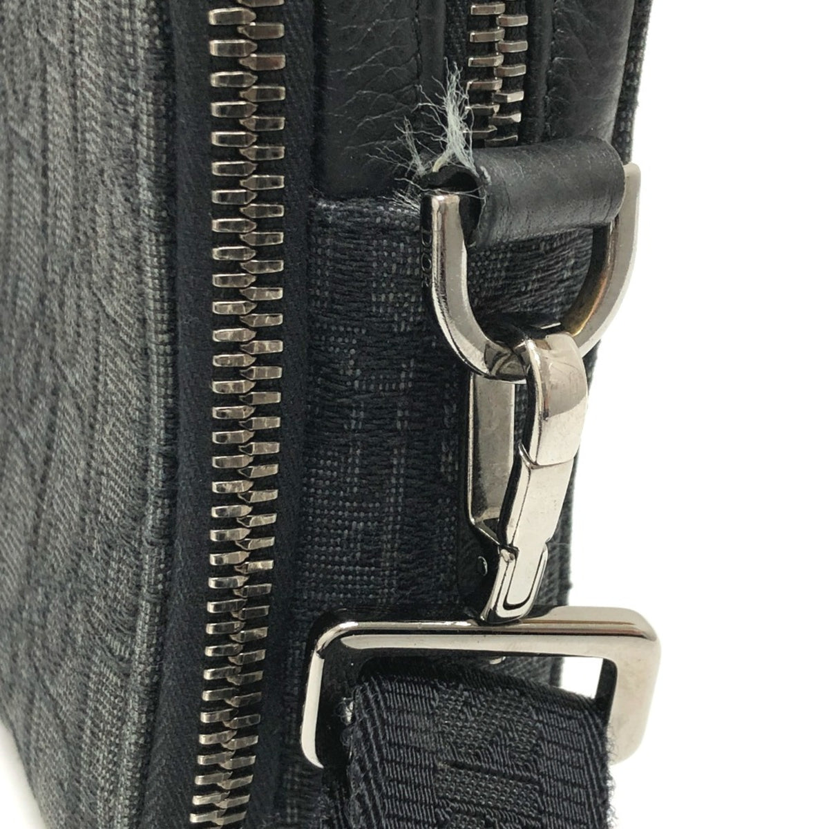 Christian Dior Navy Cloth Shoulder Bag (Pre-Owned)