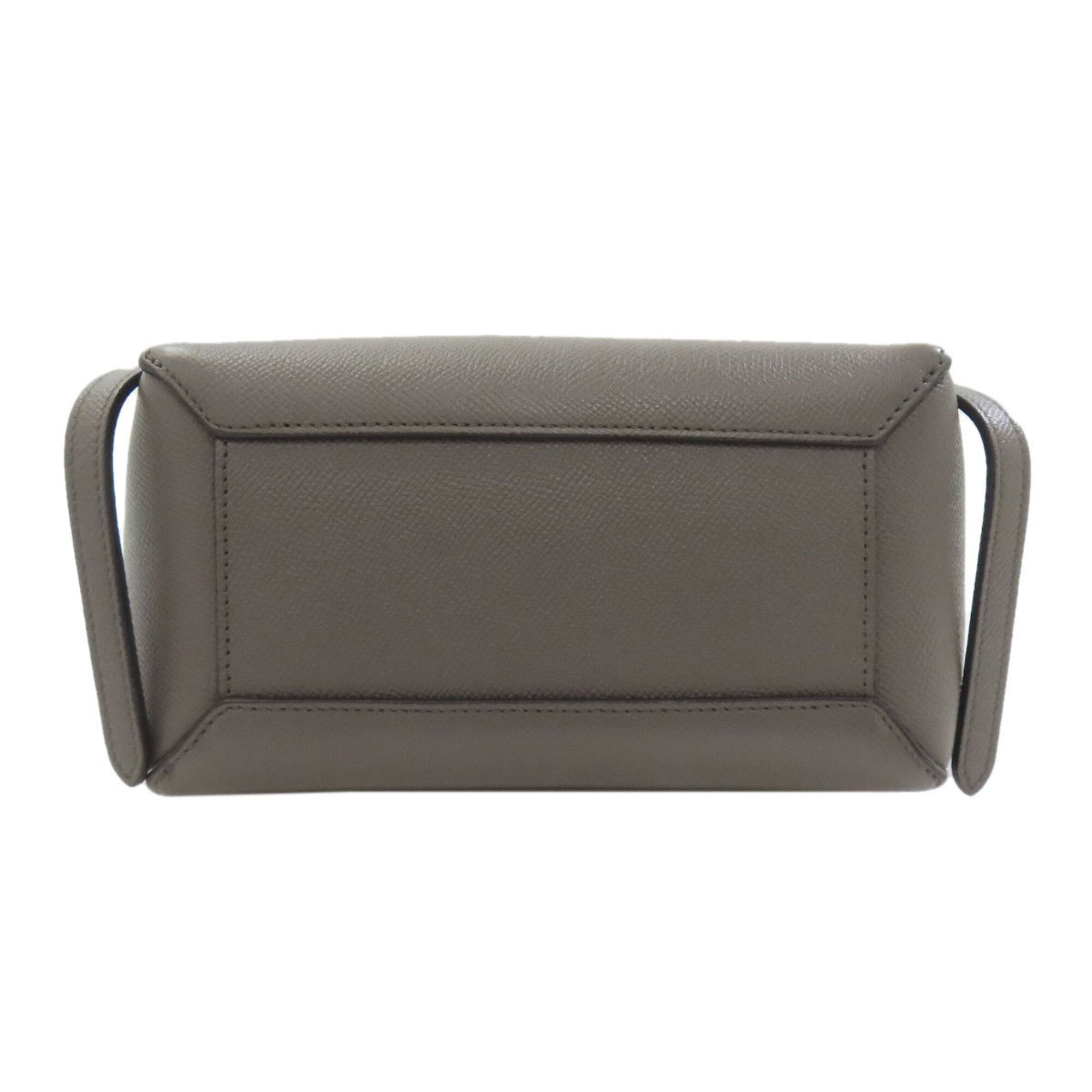Celine Gray Leather Handbag (Pre-Owned)
