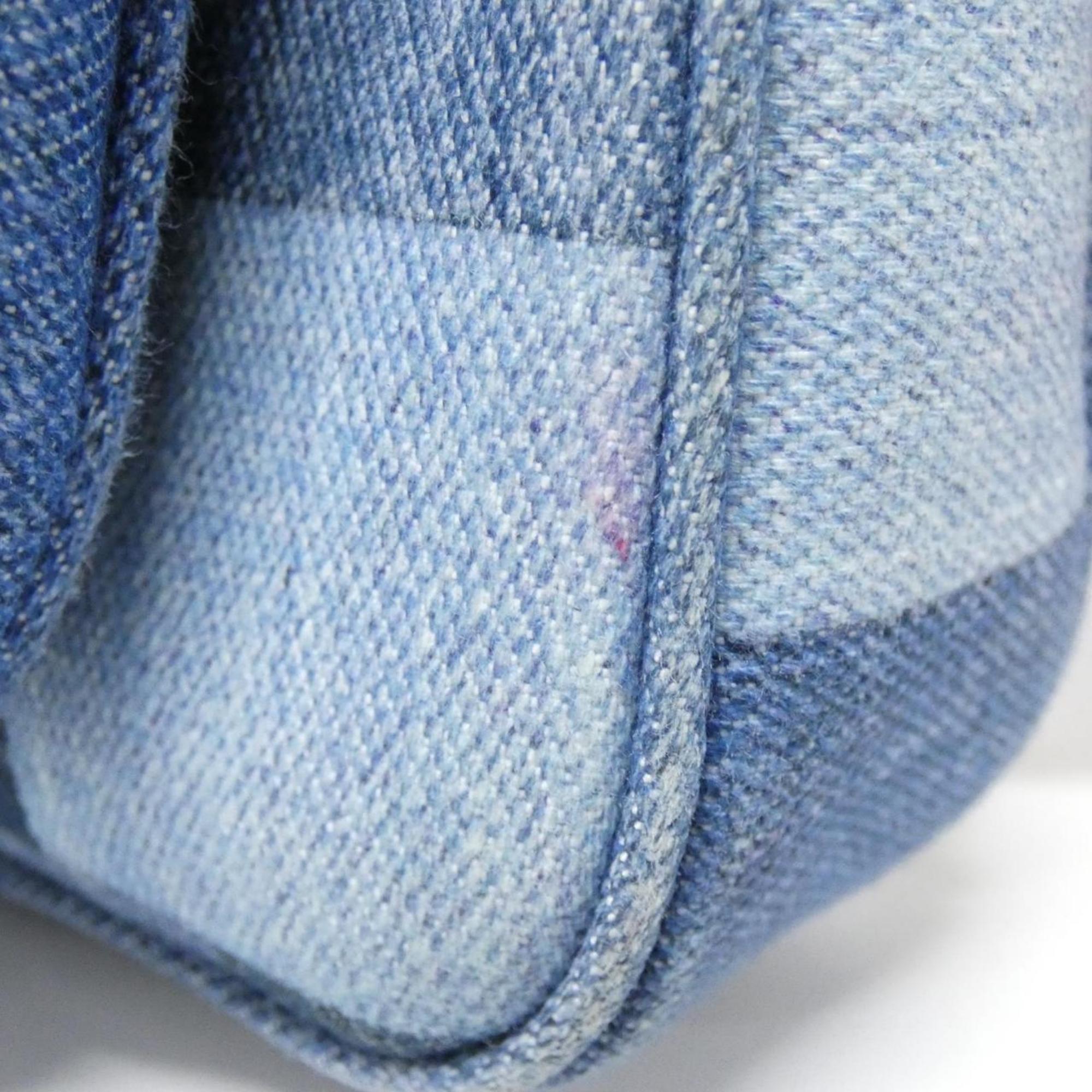 Louis Vuitton Monogram Denim Rouge Canvas Pochette Shoulder Bag (Pre-Owned)