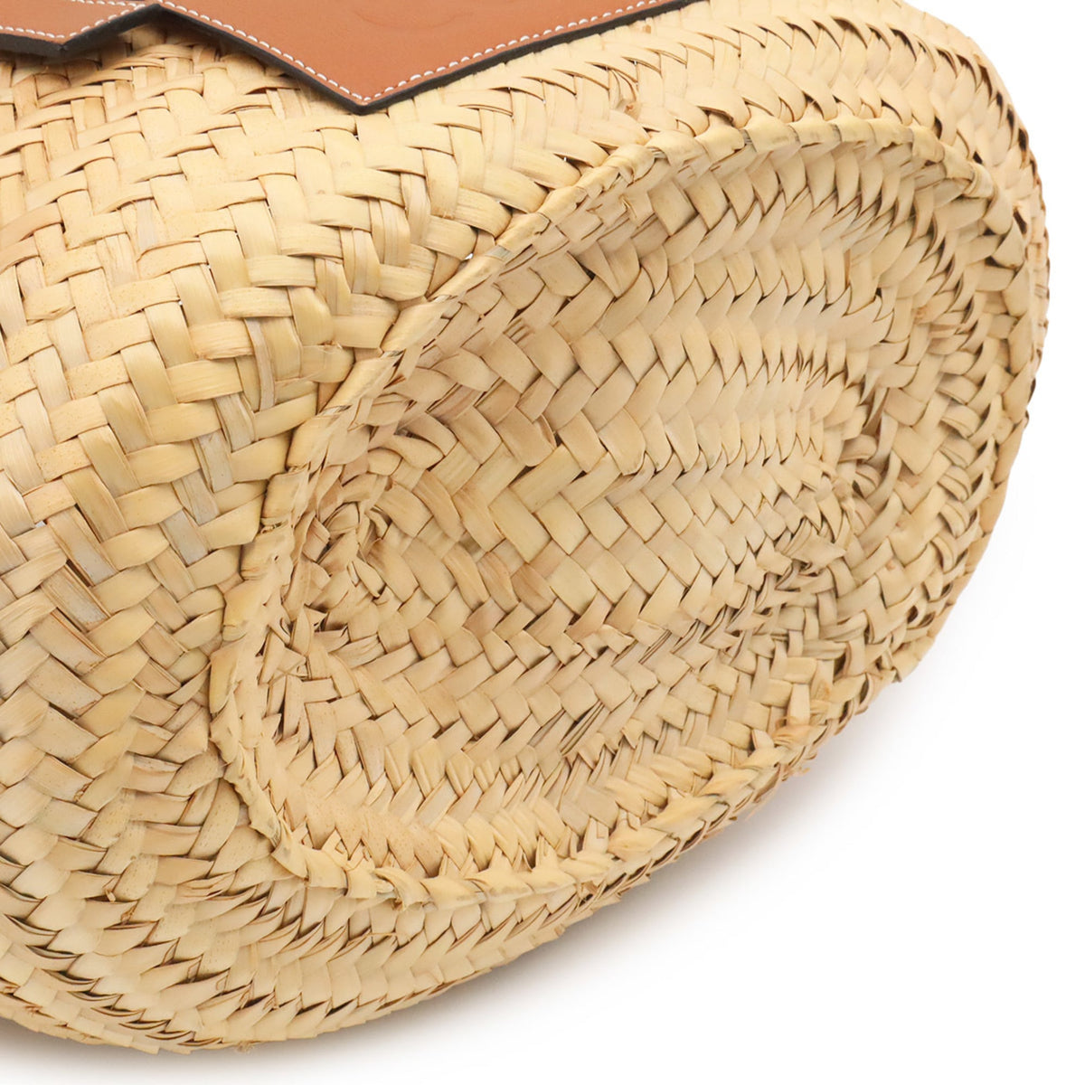 Loewe Brown Leather Basket Handbag (Pre-Owned)