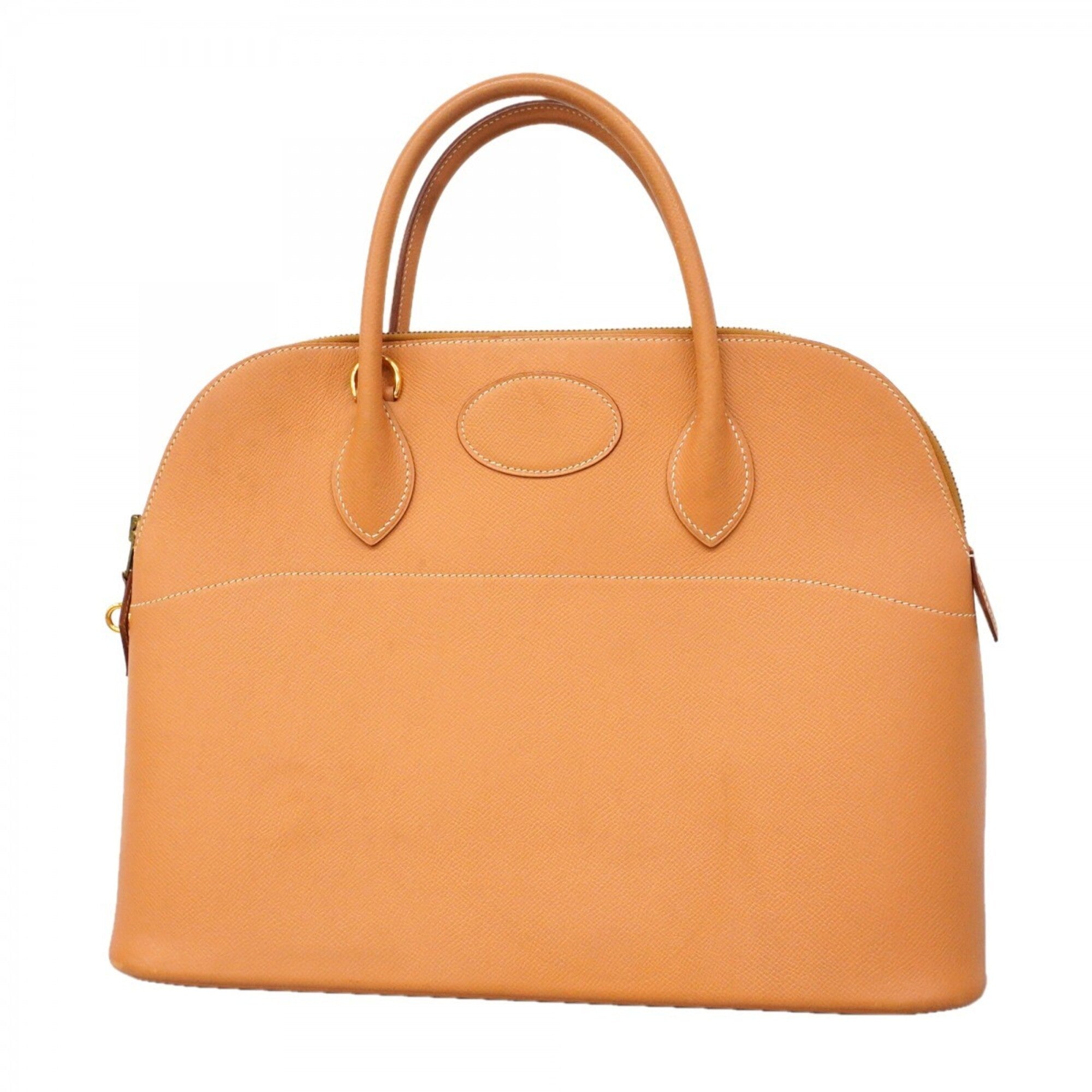 Hermes Natural Sable Courchevel Leather Handbag (Pre-Owned)