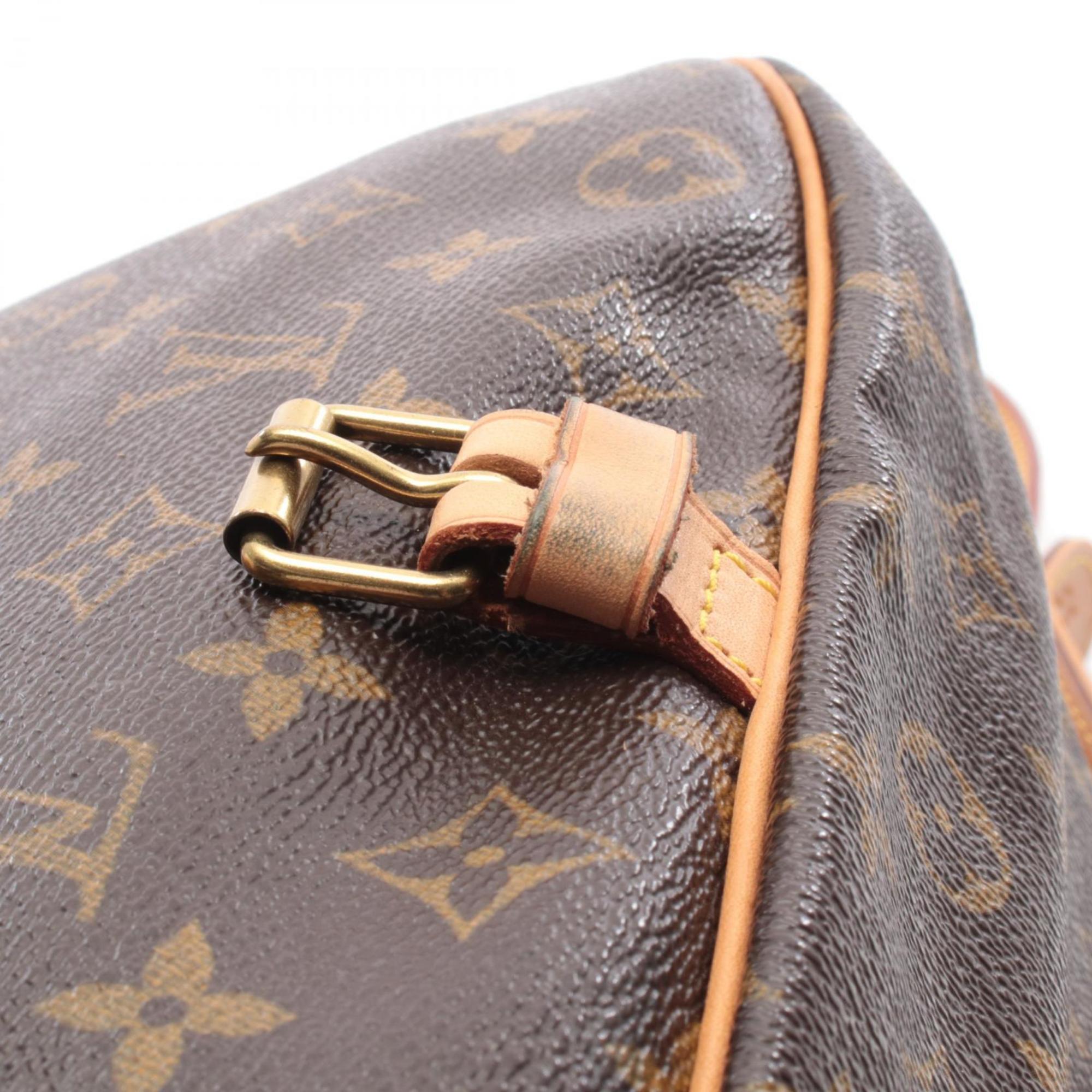 Louis Vuitton Brown Monogram Coated Canvas Leather Shoulder Bag (Pre-Owned)