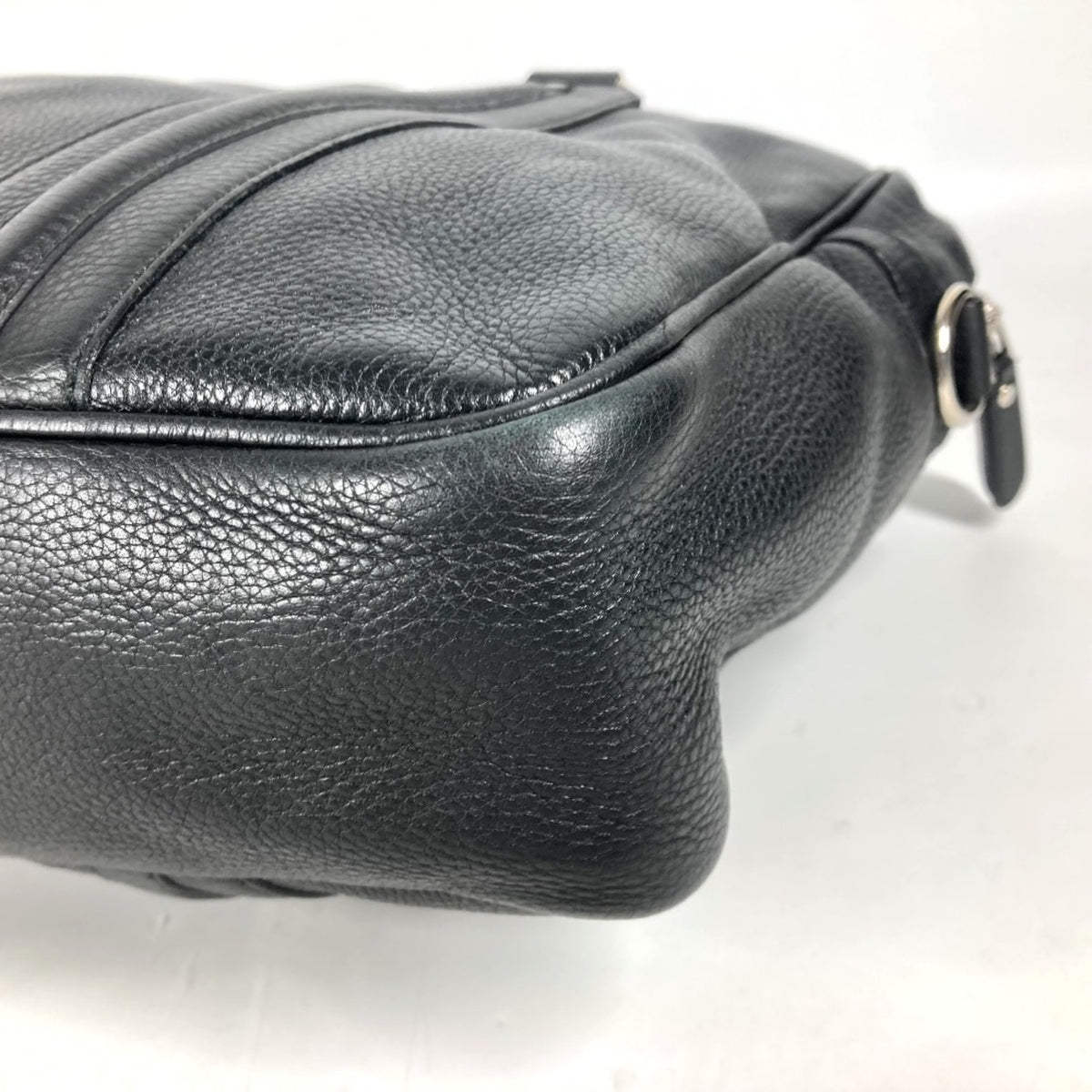 Gucci Black Leather Handbag Shoulder Bag (Pre-Owned)