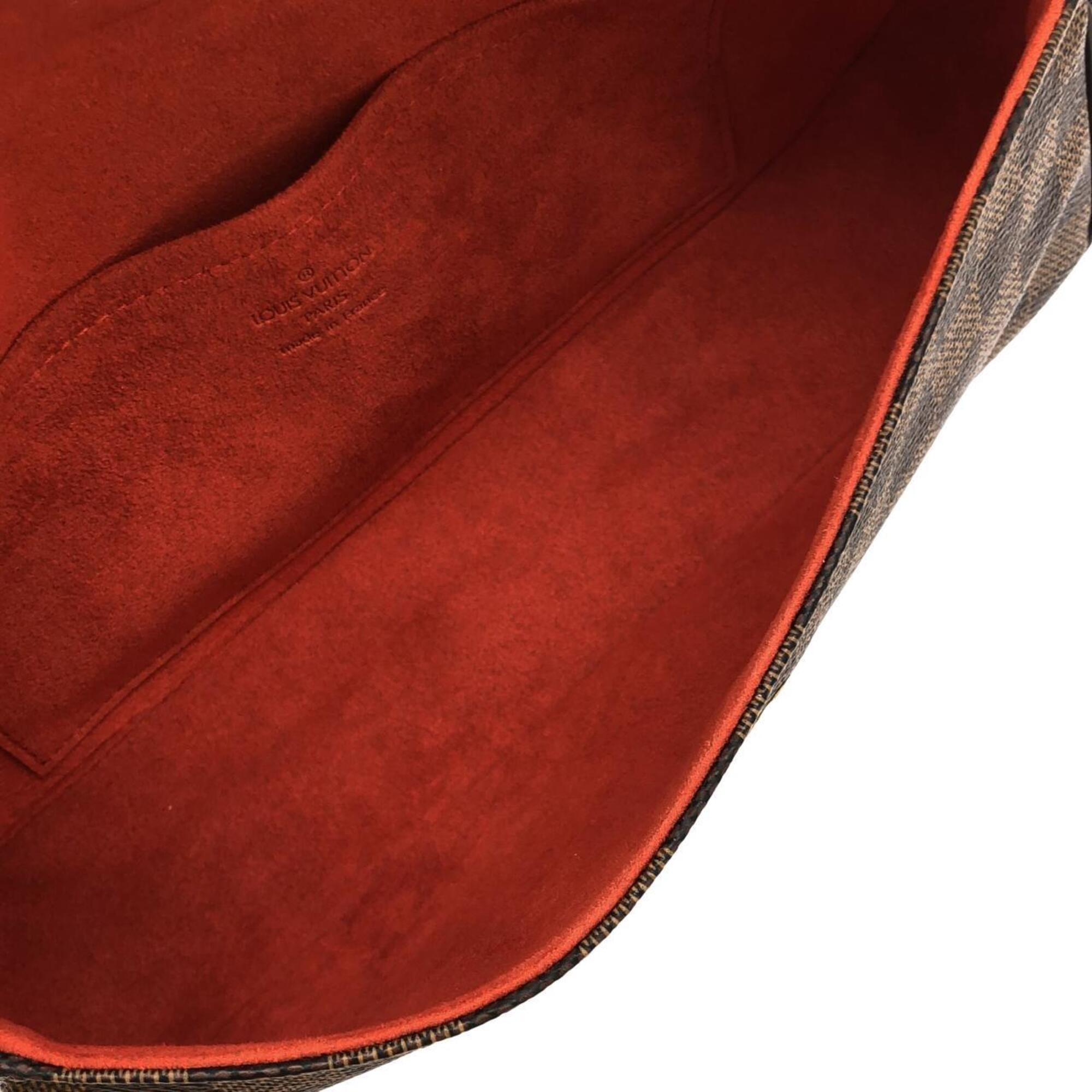 Louis Vuitton Ebene Coated Canvas Shoulder Bag (Pre-Owned)