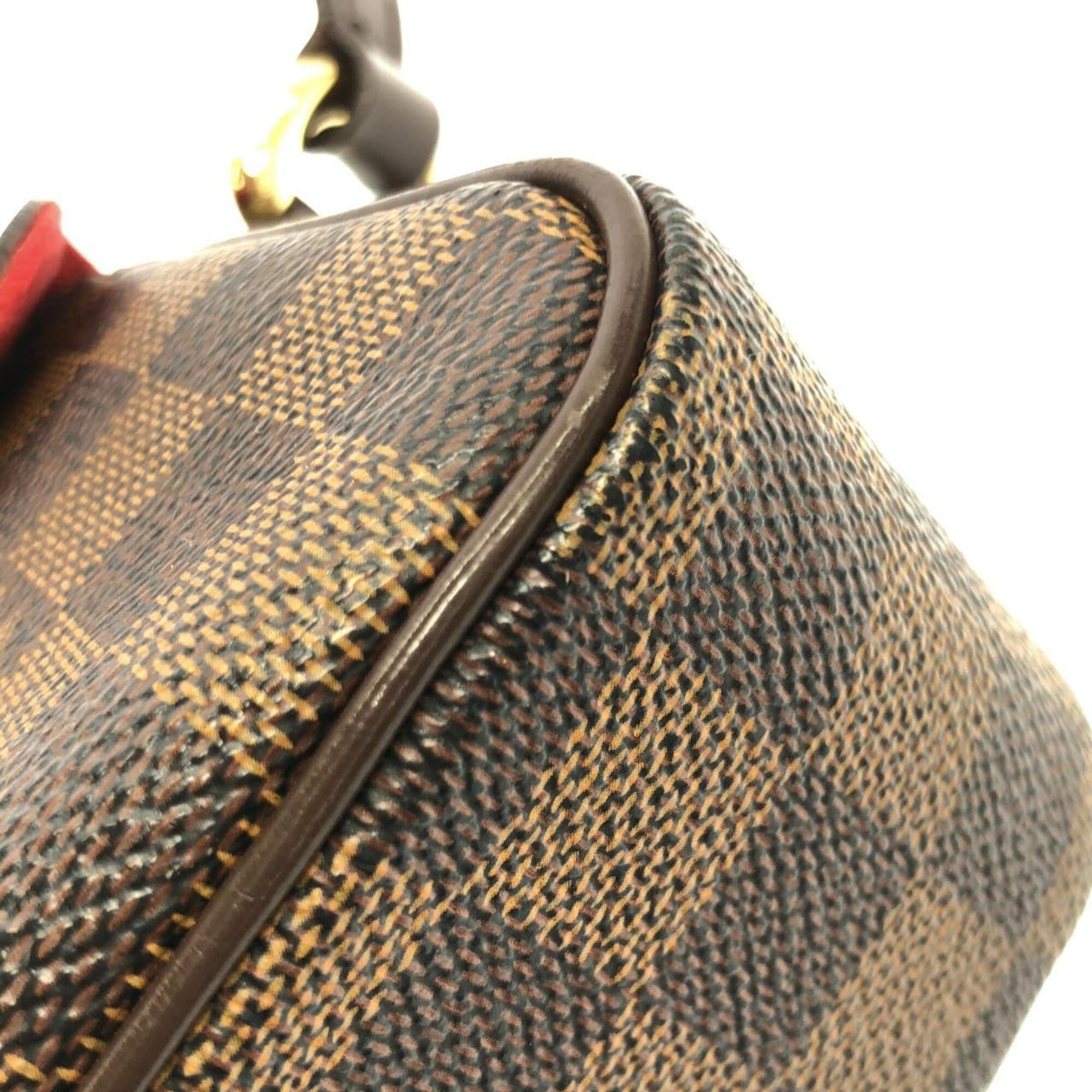Louis Vuitton Brown Coated Canvas Shoulder Bag (Pre-Owned)