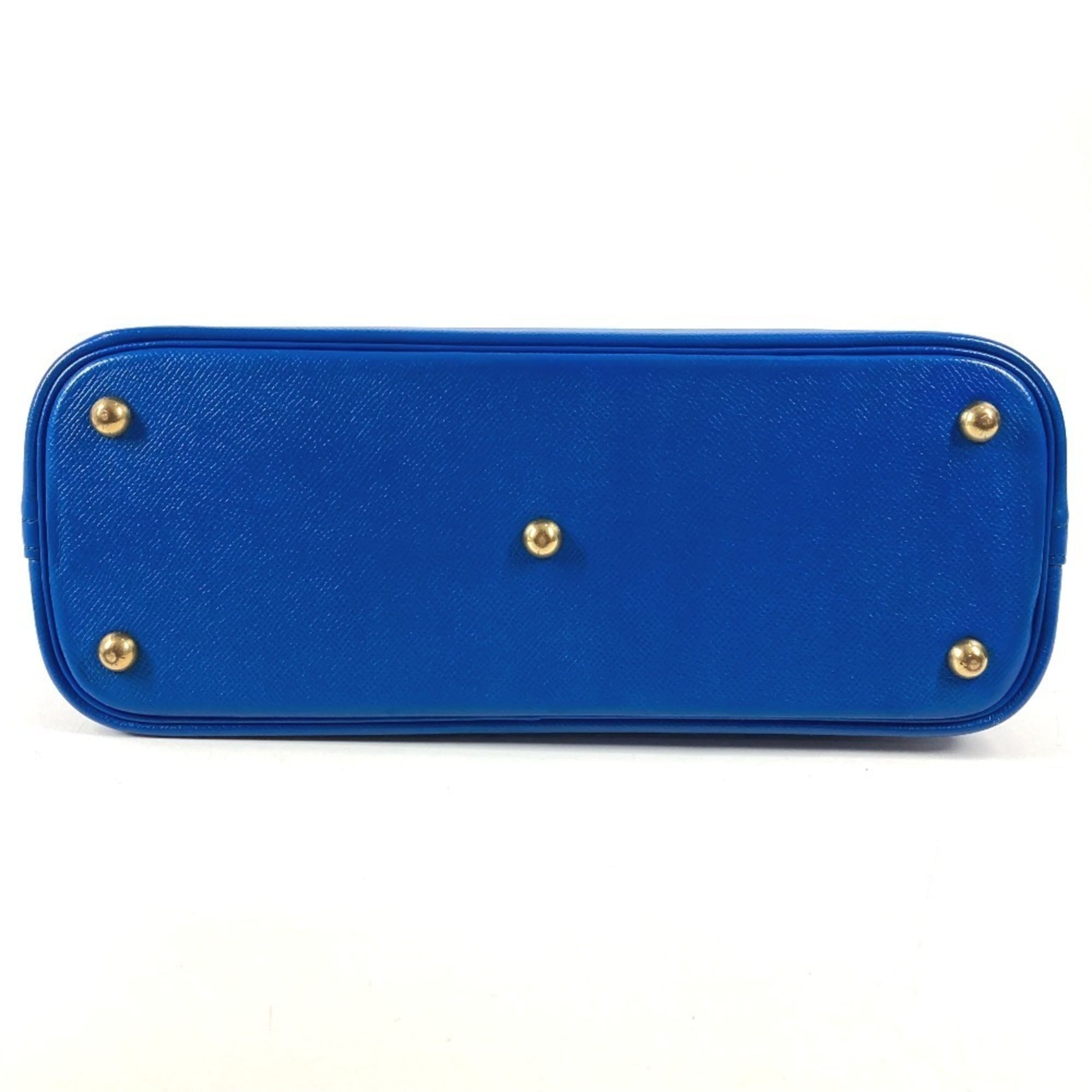 Hermes Blue Epsom Leather Handbag Shoulder Bag Tote Bag (Pre-Owned)