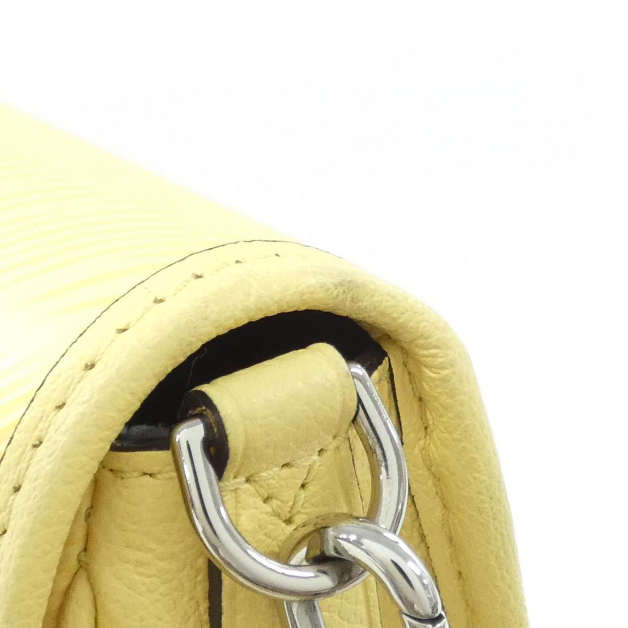 Louis Vuitton Jaune Yellow Leather Shoulder Bag (Pre-Owned)