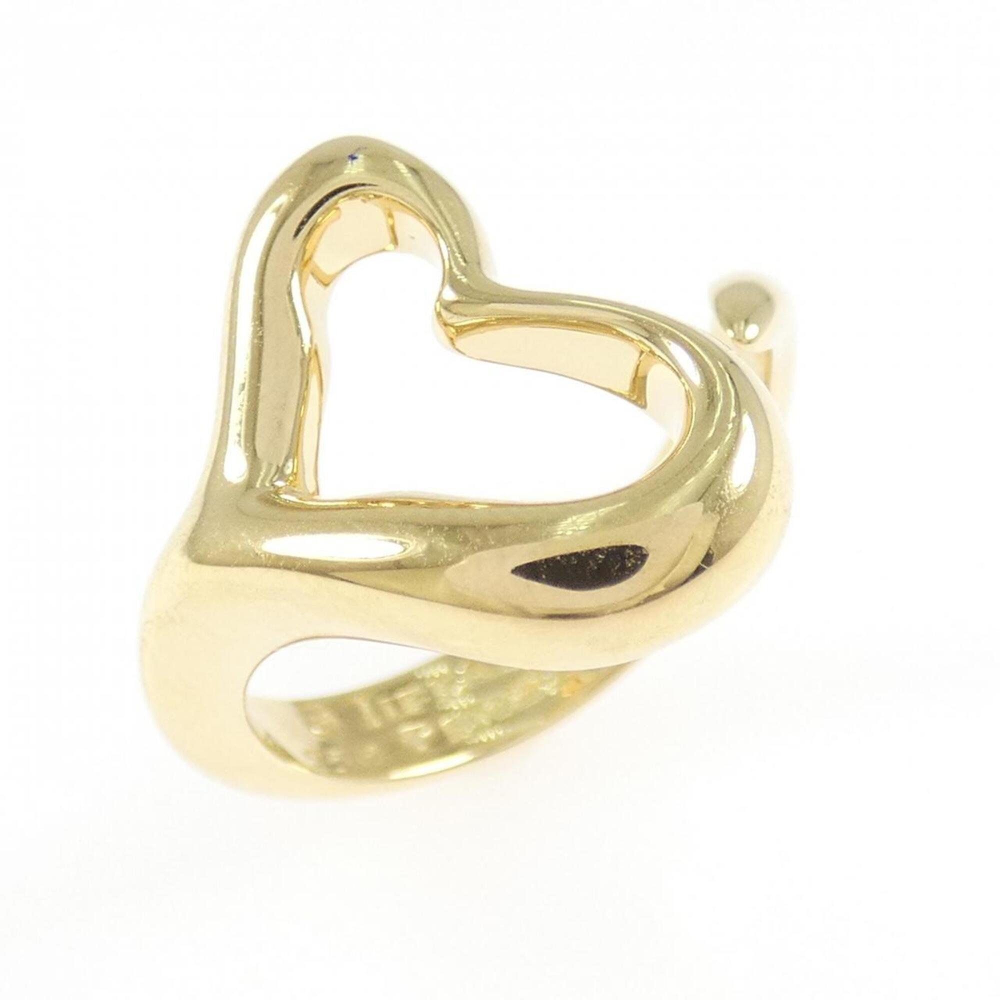 Tiffany Open Heart Yellow Gold (18K) Band Ring (Pre-Owned)