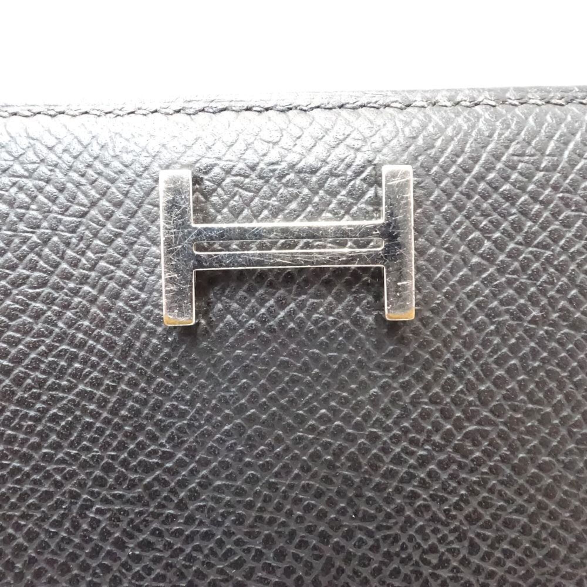 Hermes Black Epsom Leather Wallet (Bi-Fold) (Pre-Owned)