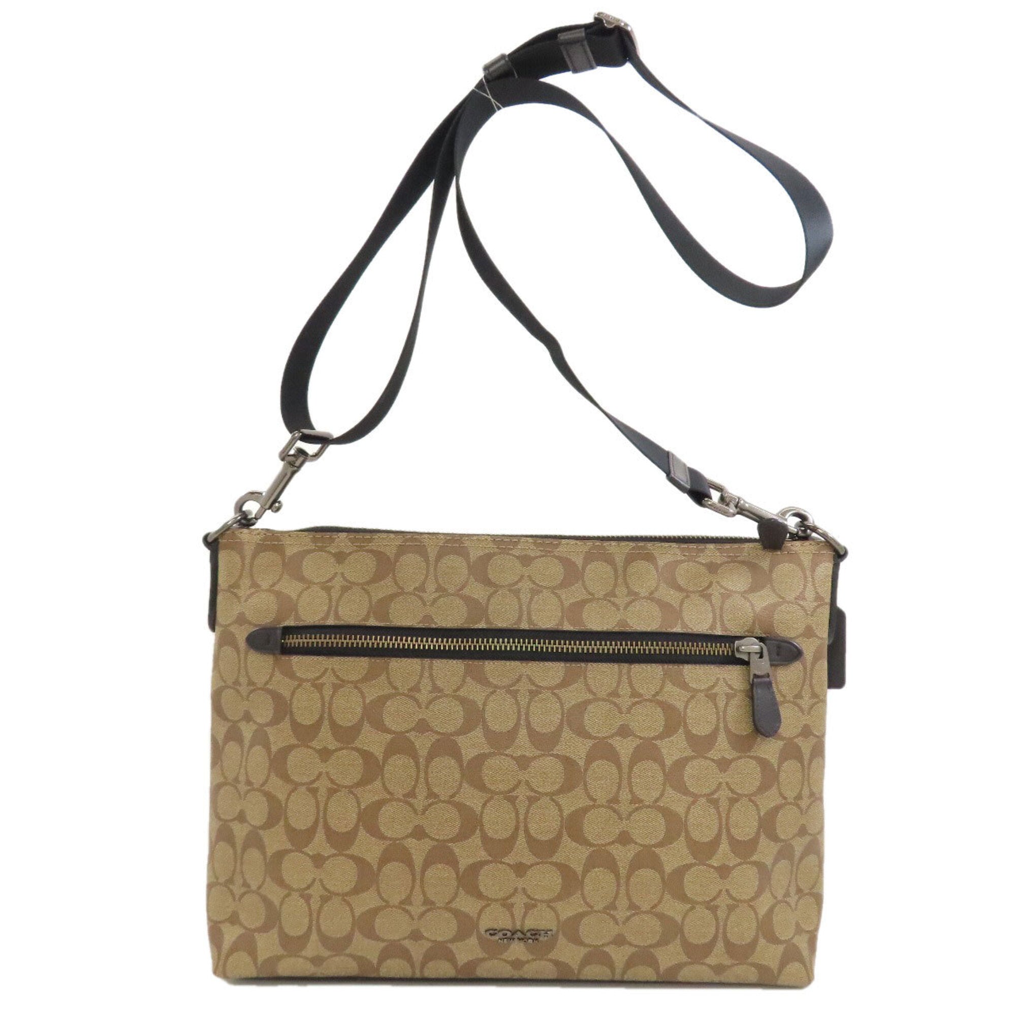 Coach Brown Pvc Shoulder Bag (Pre-Owned)