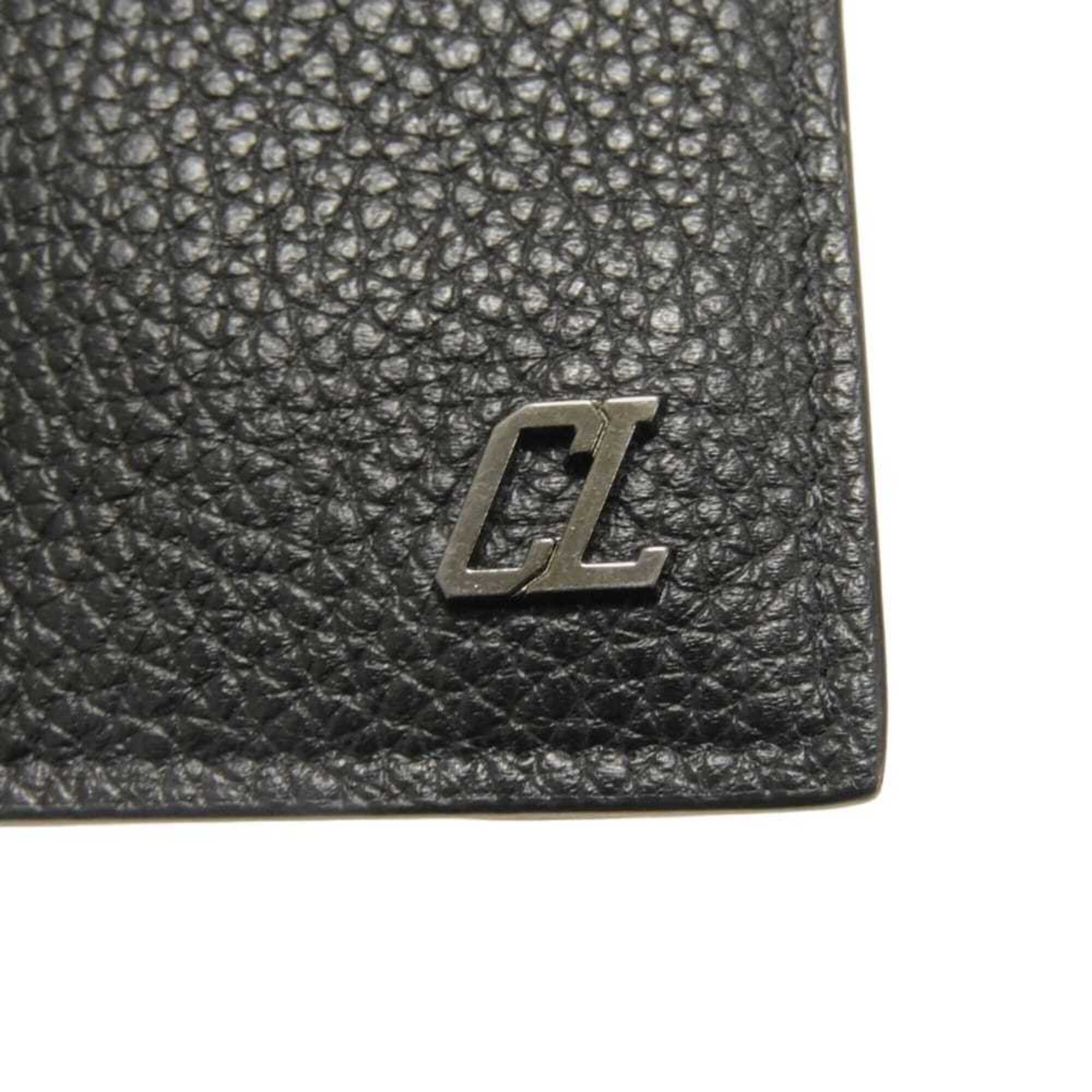 Christian Louboutin Black Leather Wallet (Bi-Fold) (Pre-Owned)