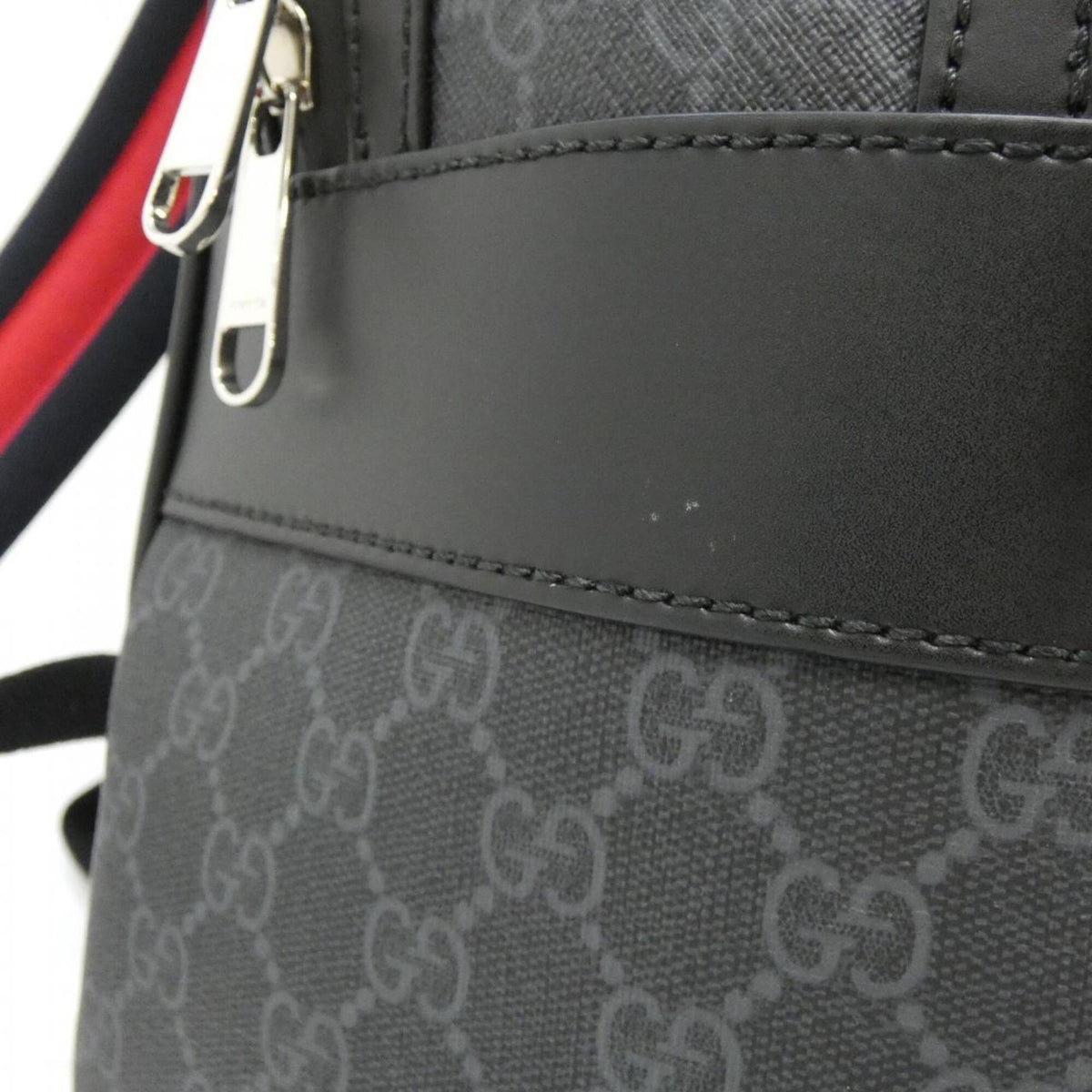 Gucci Black Gg Supreme Backpack (Pre-Owned)