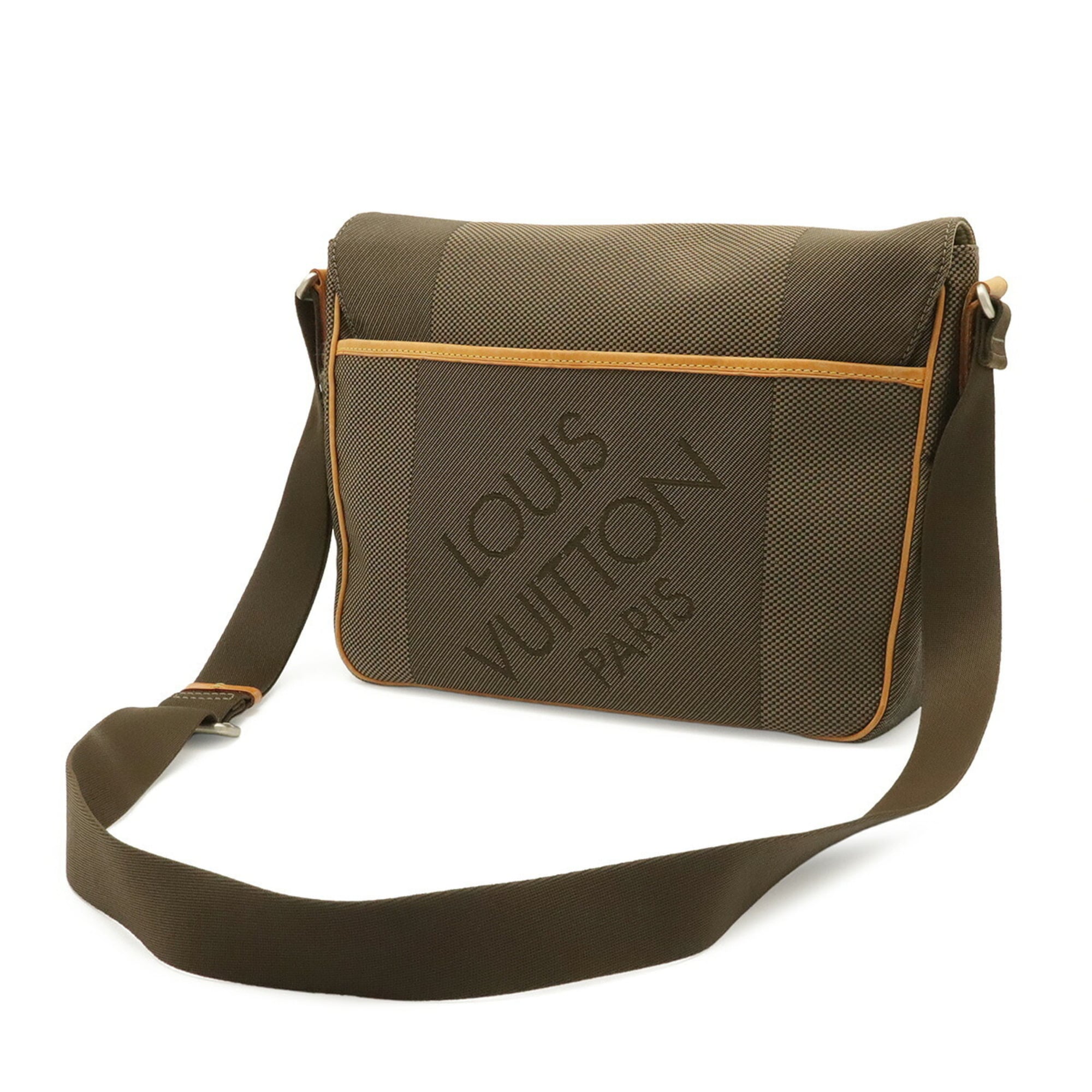 Louis Vuitton Earth Khaki Damier Geant Handbag Shoulder Bag (Pre-Owned)