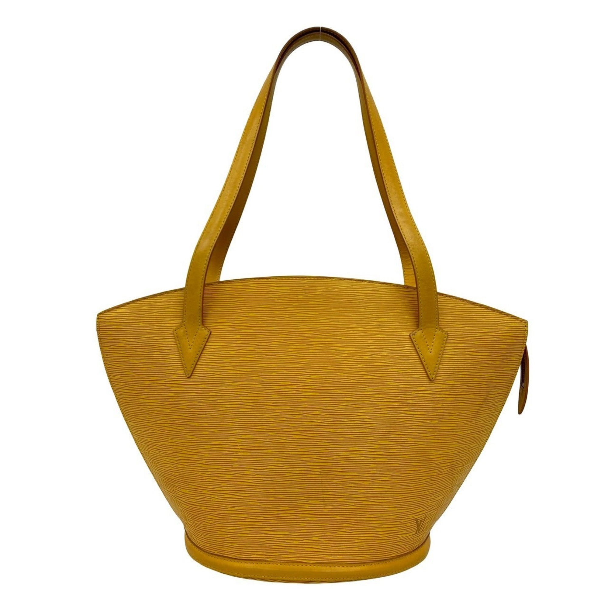 Louis Vuitton Yellow Leather Tote Bag (Pre-Owned)