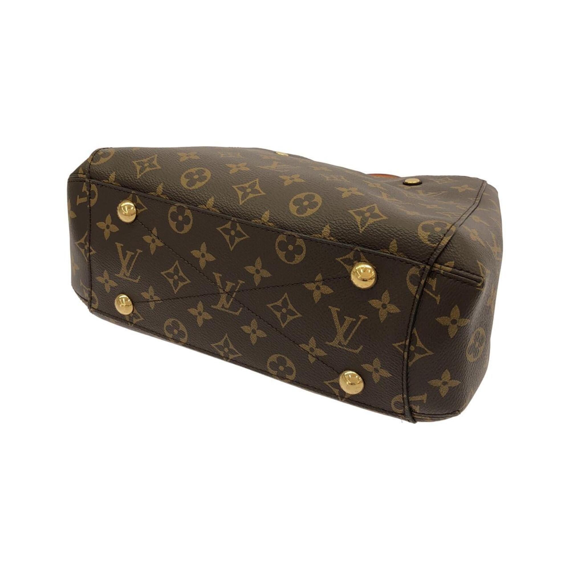 Louis Vuitton Monogram Marron Coated Canvas Handbag (Pre-Owned)