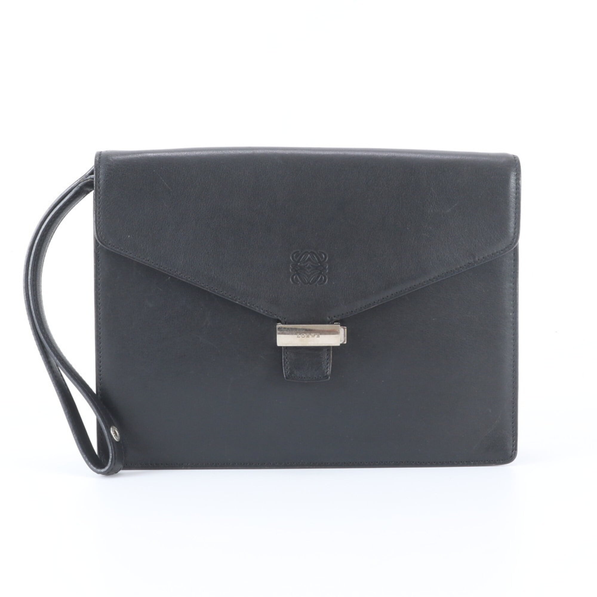 Loewe Black Leather Handbag (Pre-Owned)