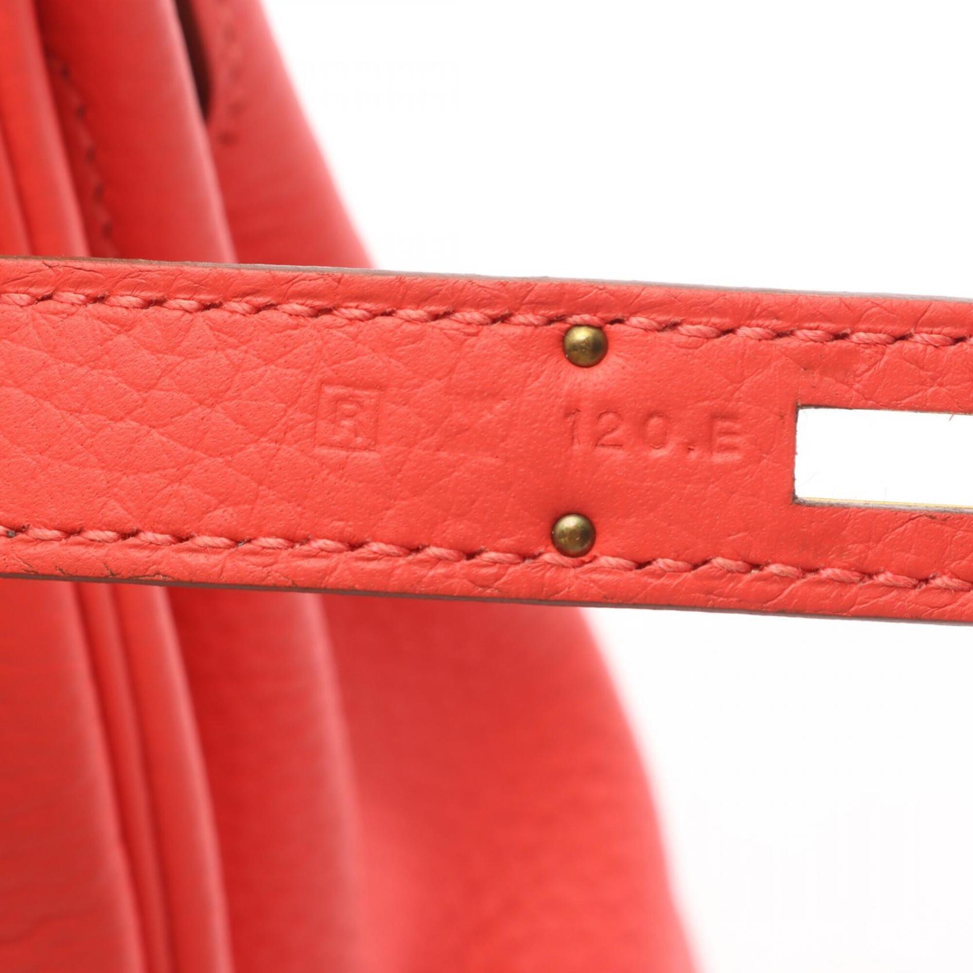 Hermes Pink Rose Jaipur Taurillon Clemence Leather Handbag (Pre-Owned)