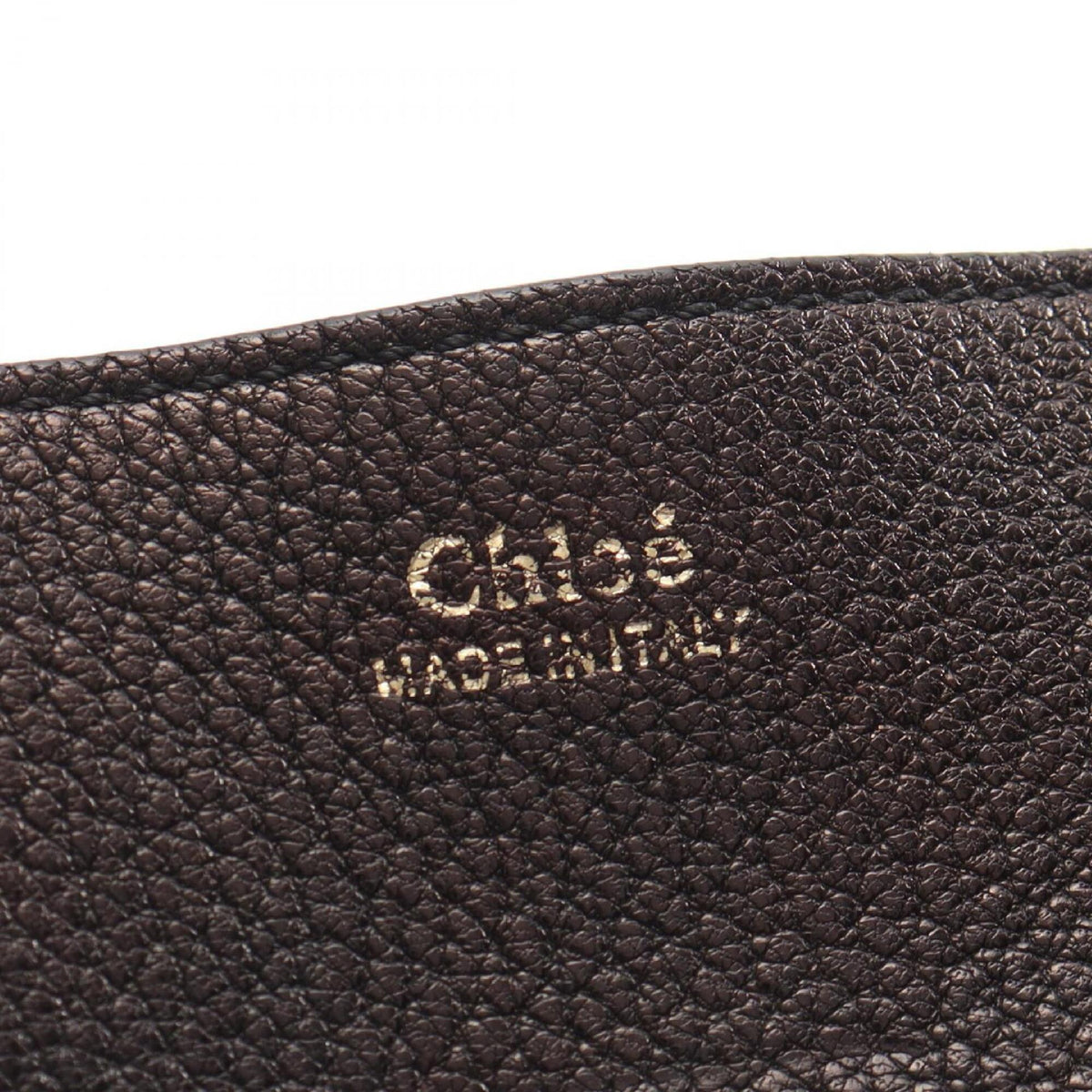 Chloé Black Leather Handbag Shoulder Bag (Pre-Owned)