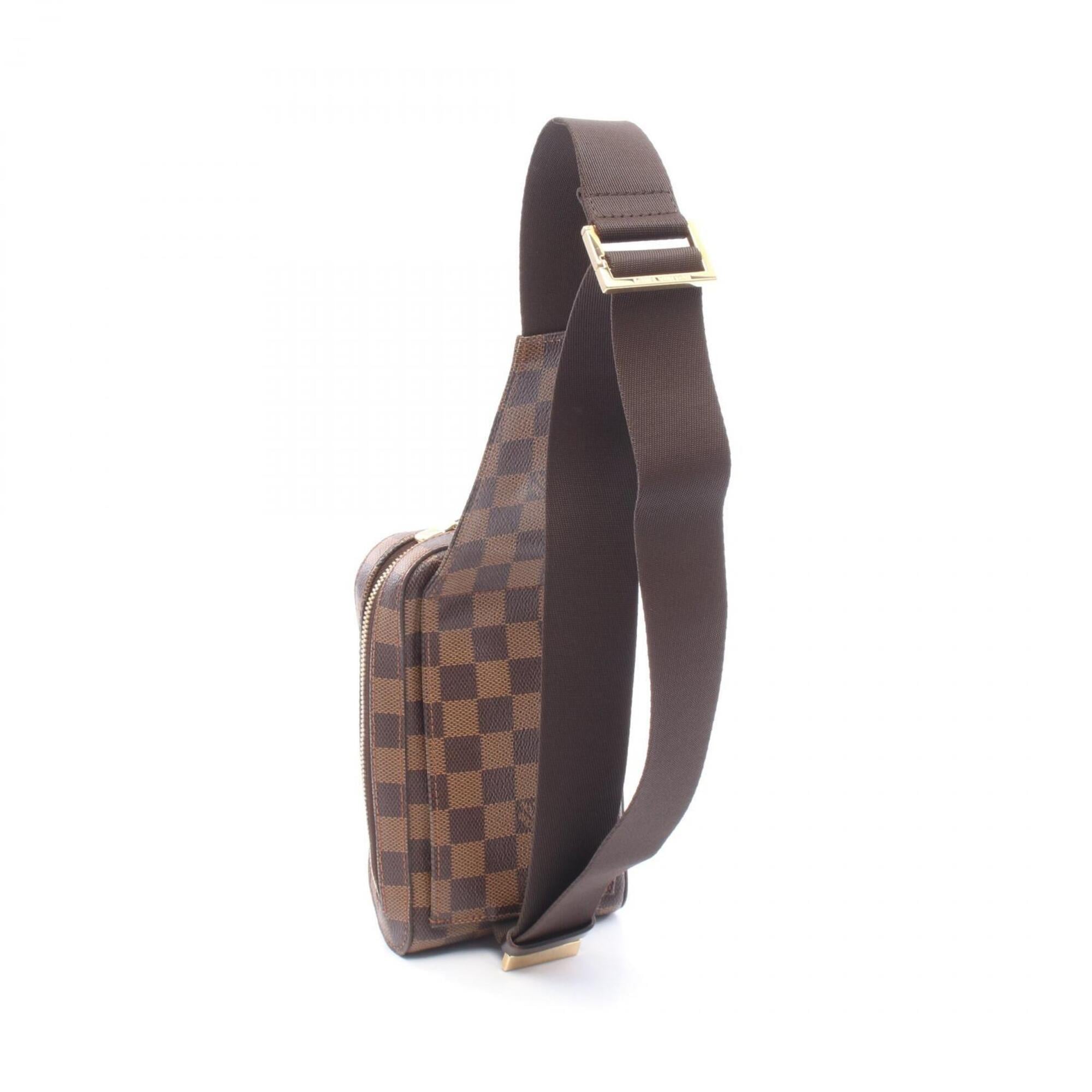 Louis Vuitton Brown Coated Canvas Fanny Pack Handbag (Pre-Owned)