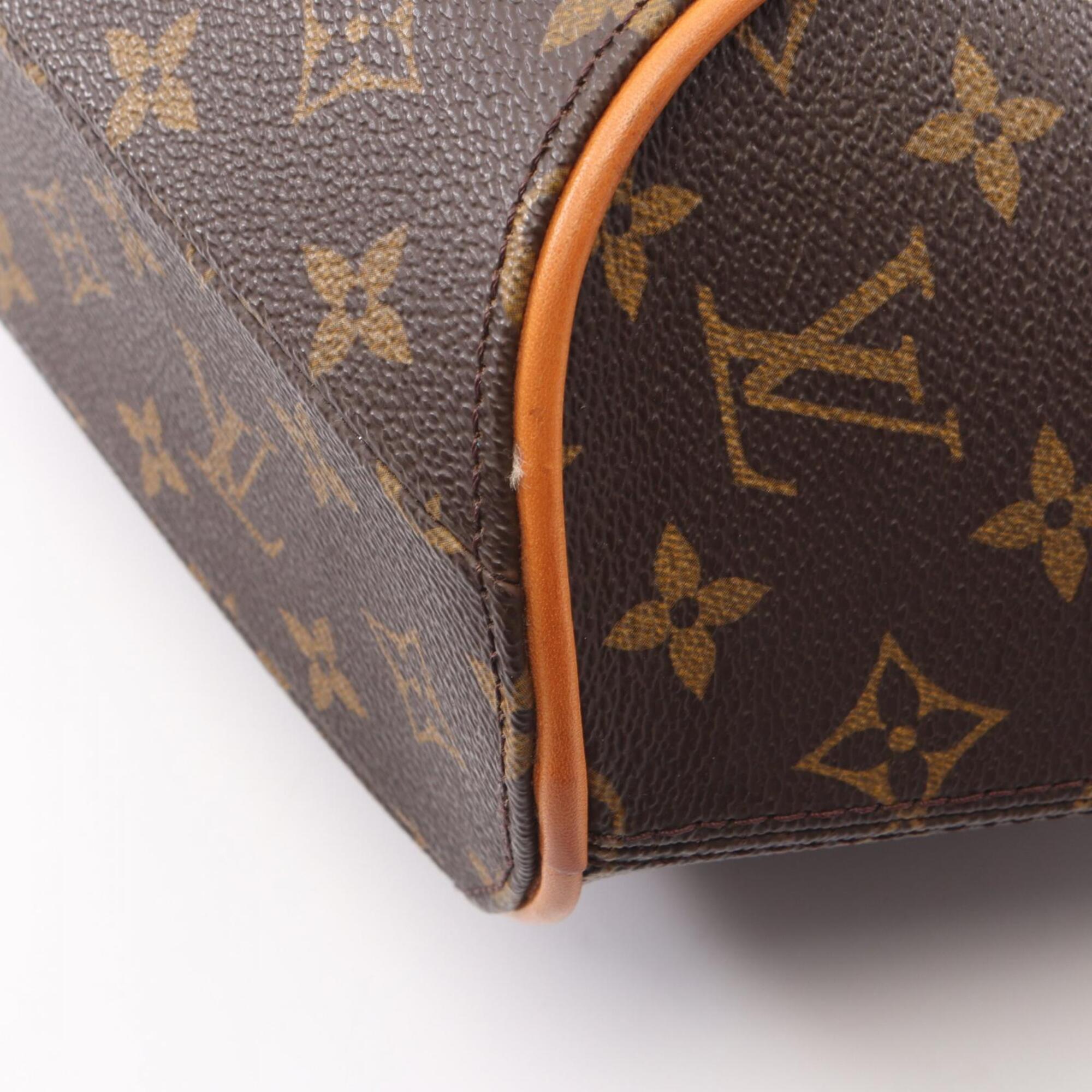 Louis Vuitton Brown Coated Canvas Leather Handbag (Pre-Owned)