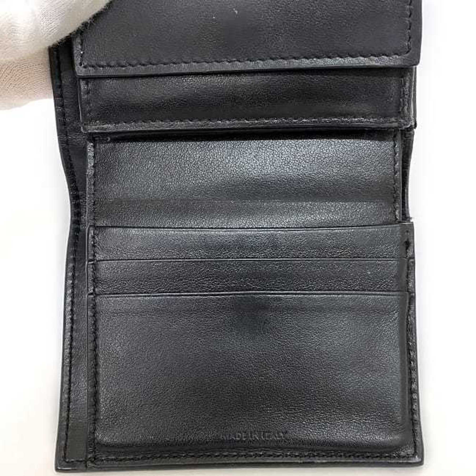 Celine Black Leather Wallet (Tri-Fold) (Pre-Owned)
