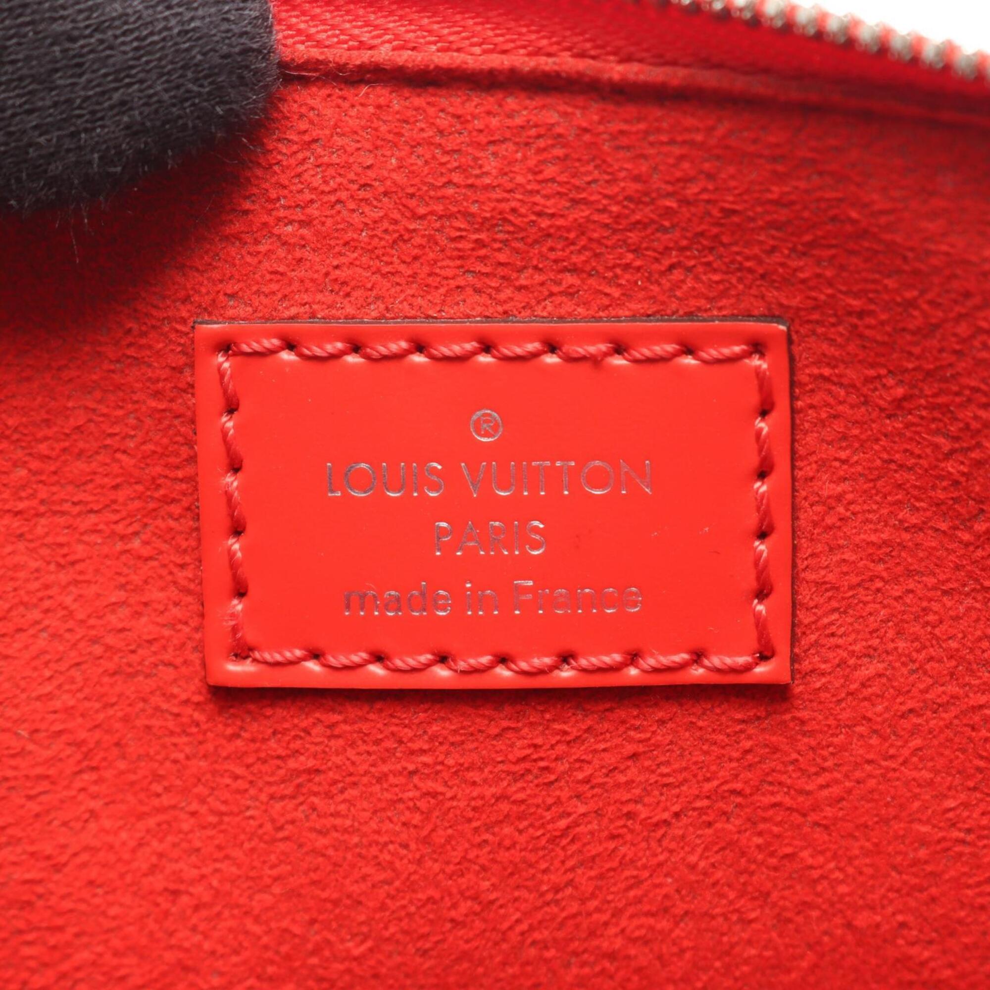 Louis Vuitton Coquelicots Red Color Leather Handbag Shoulder Bag (Pre-Owned)
