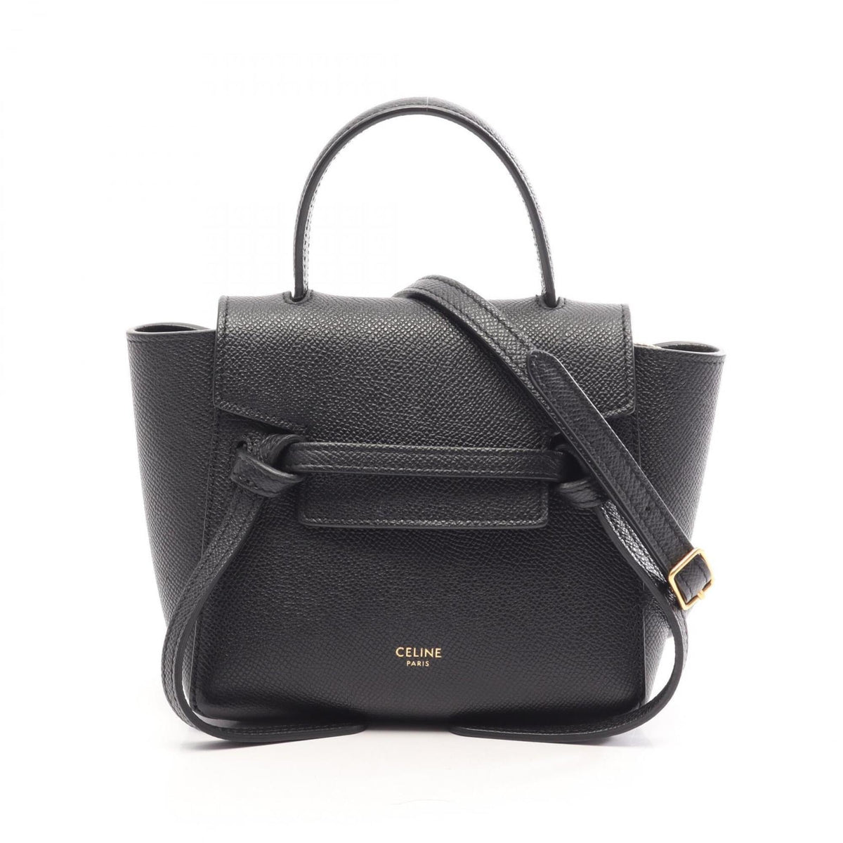 Celine Black Leather Handbag (Pre-Owned)