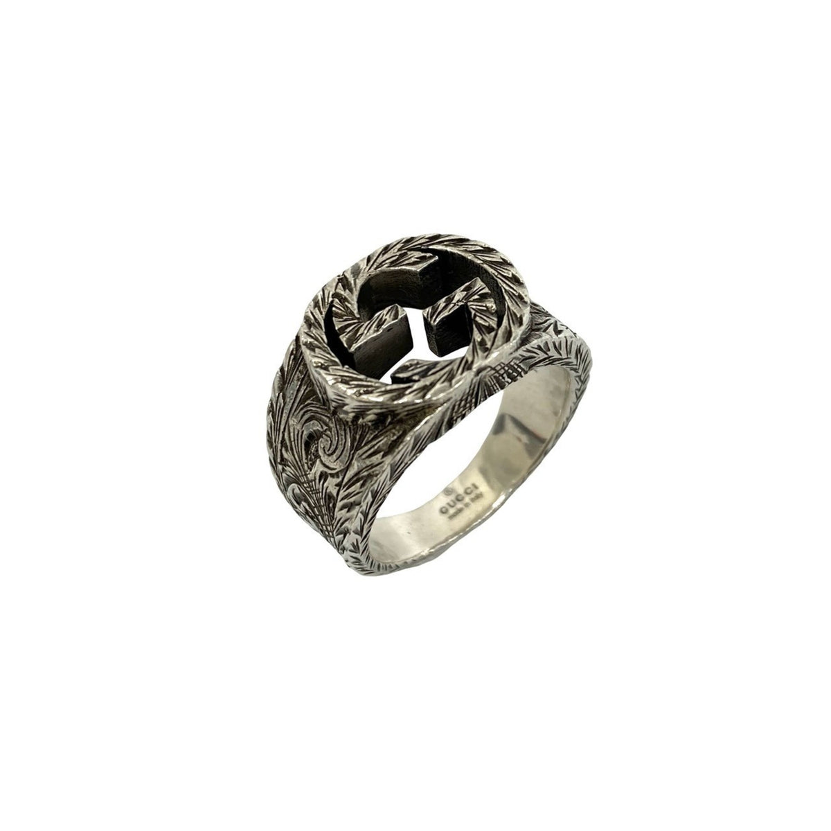 Gucci Silver Silver 925 Band Ring (Pre-Owned)