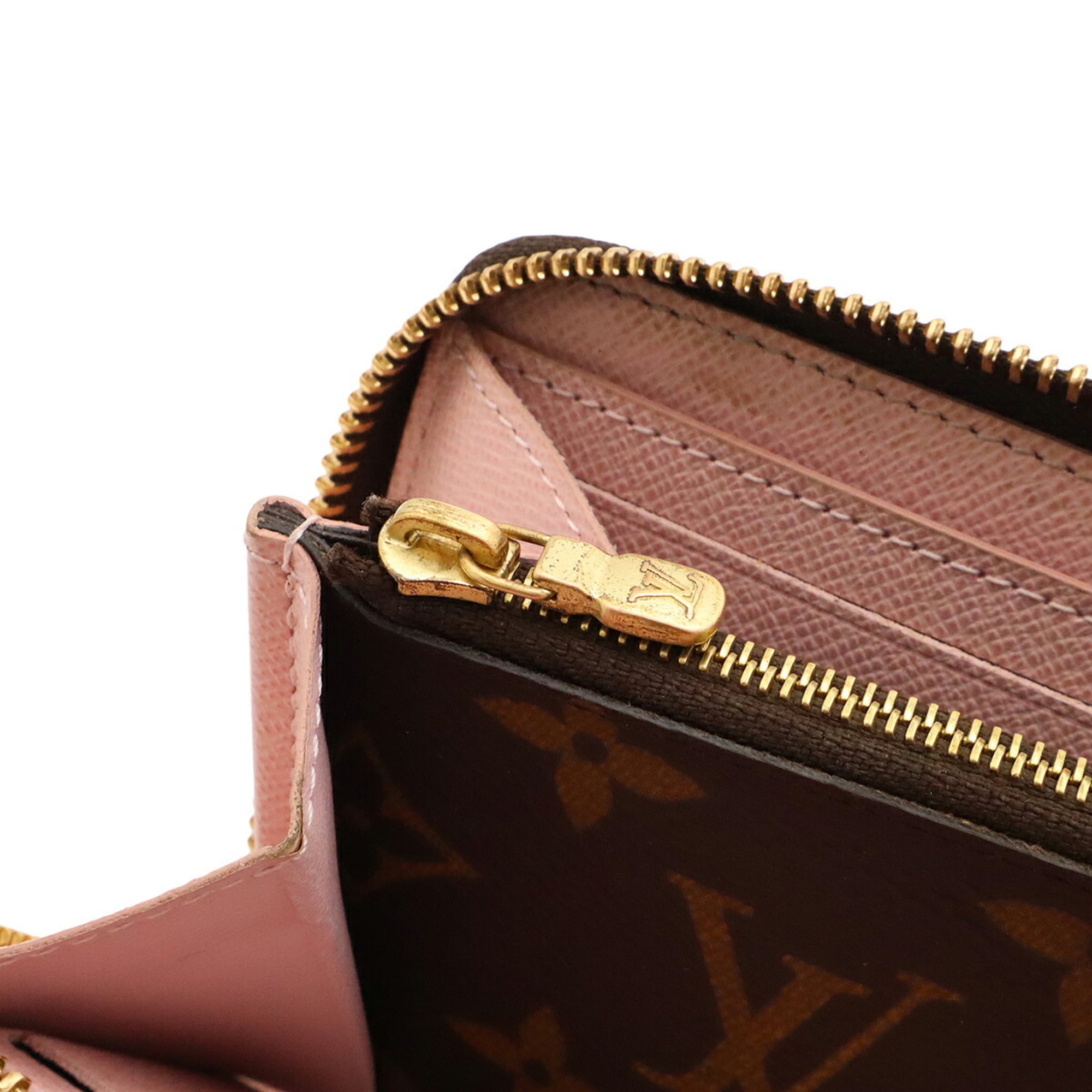 Louis Vuitton Rose Ballerine Monogram Canvas Long Wallet (Bi-Fold) (Pre-Owned)