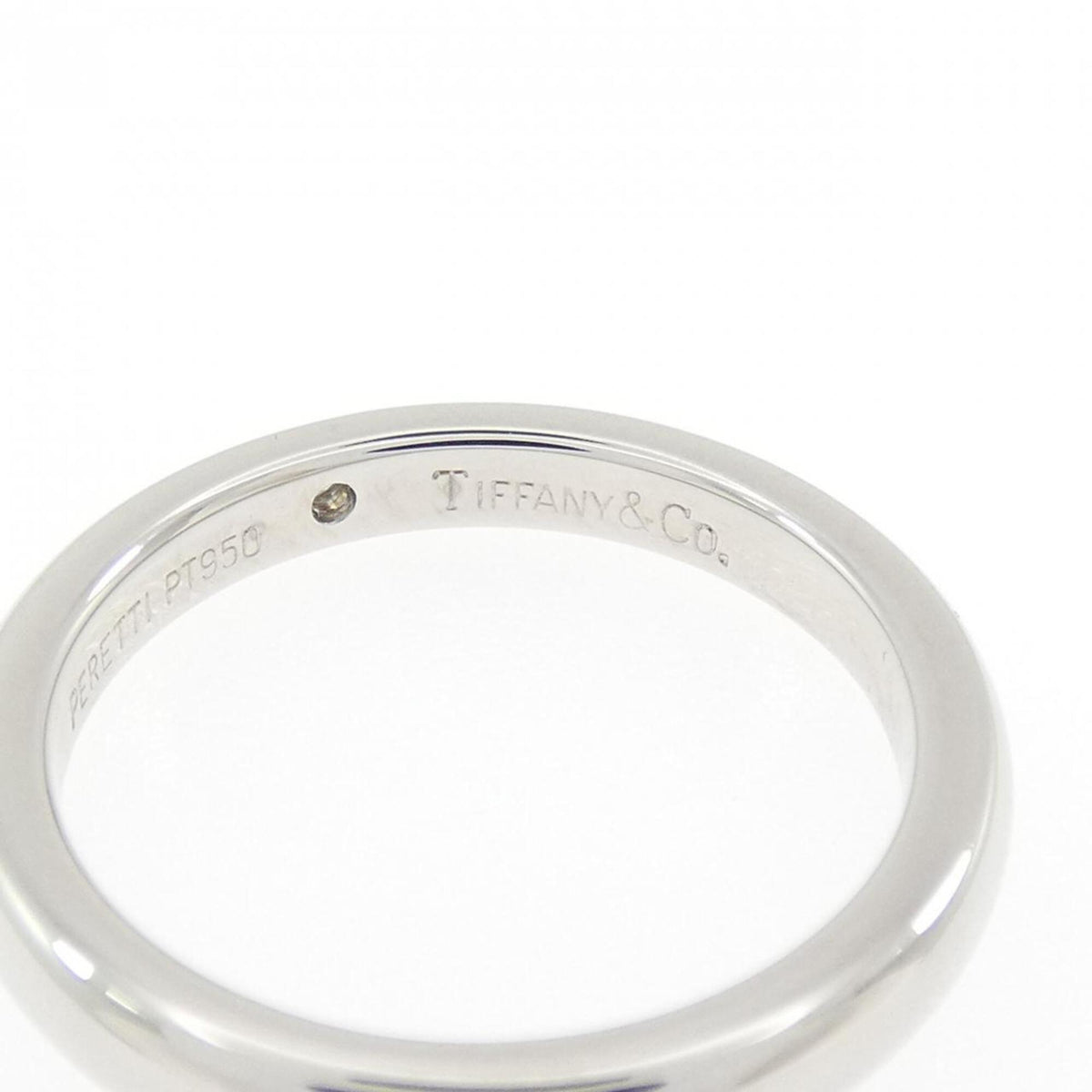Tiffany Platinum 950 Band Ring (Pre-Owned)