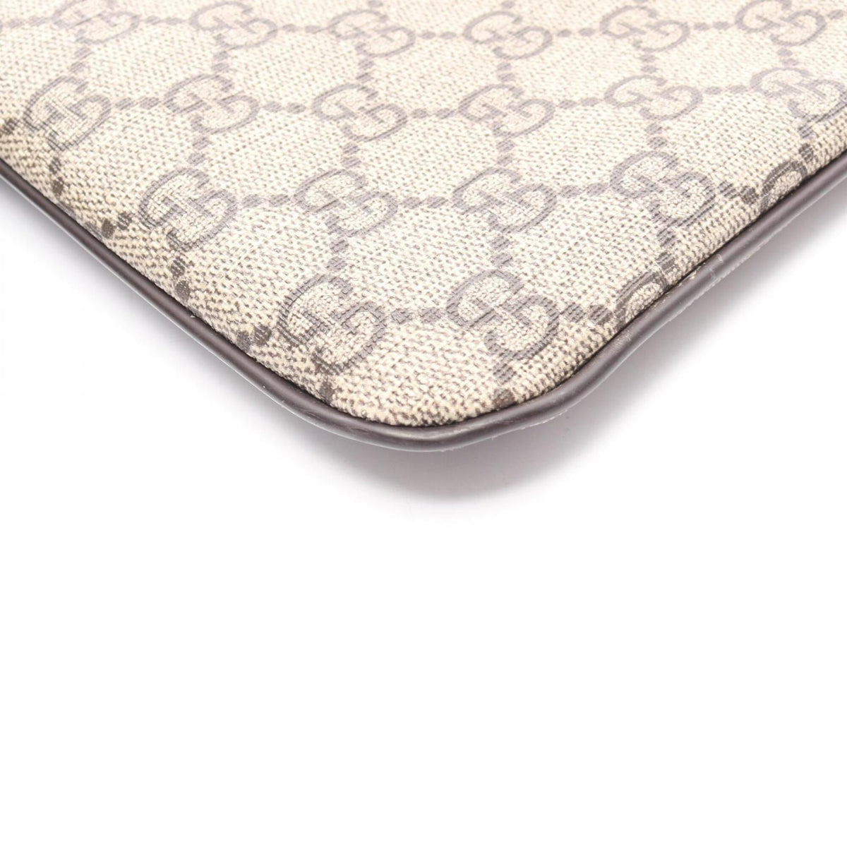 Gucci Beige Brown Gg Supreme Leather Handbag Shoulder Bag (Pre-Owned)
