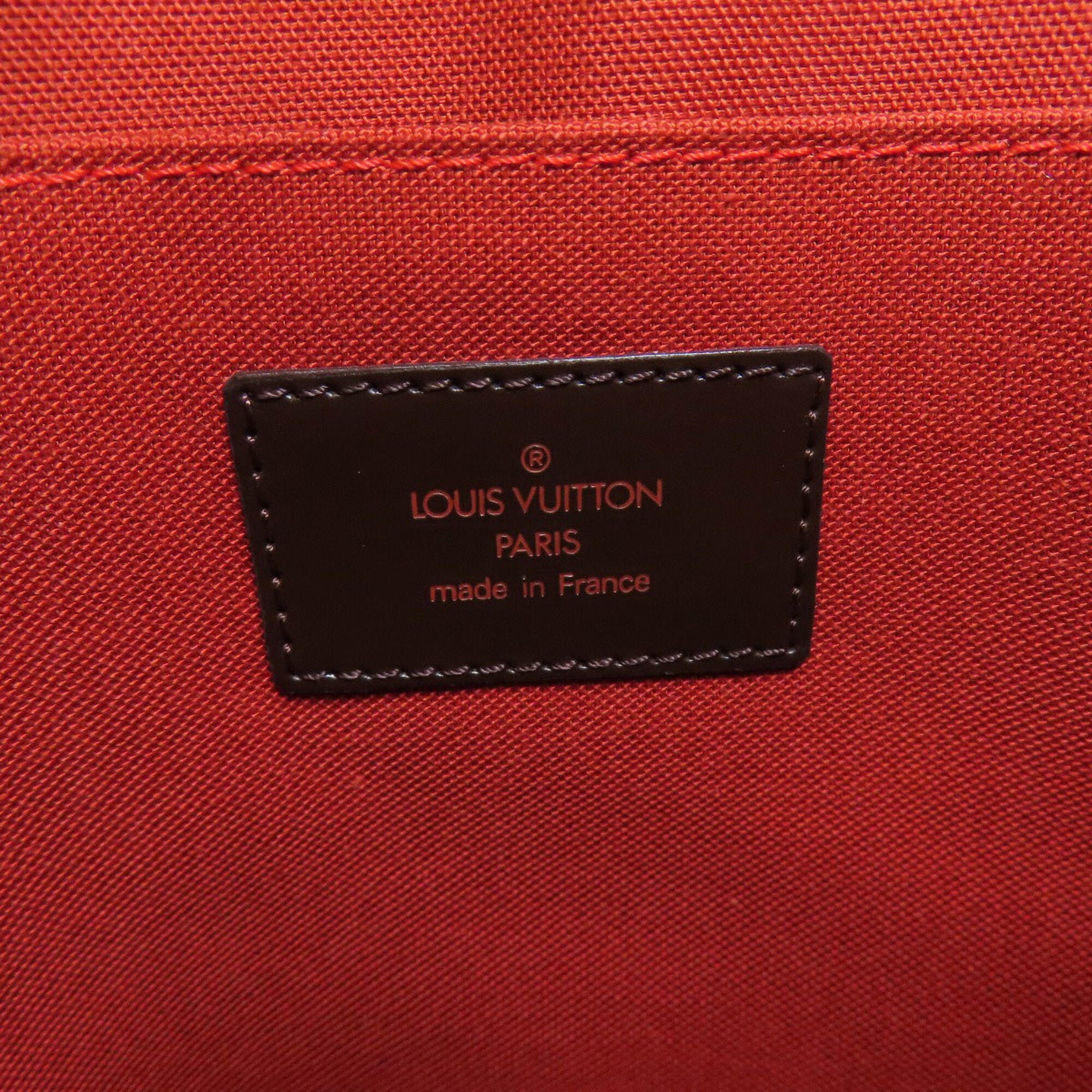 Louis Vuitton Brown Damier Canvas Ebene Damier Canvas Tote Bag (Pre-Owned)