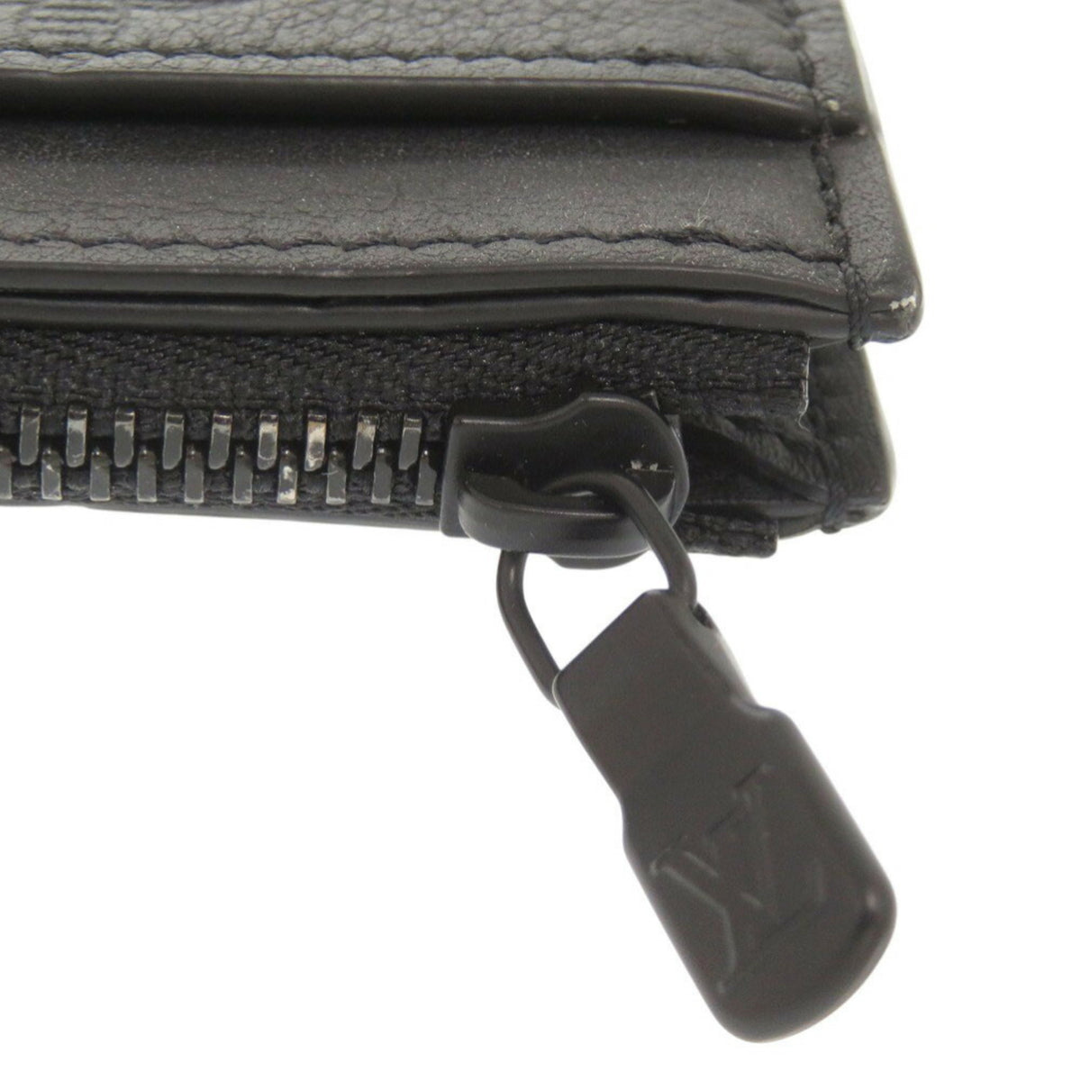 Louis Vuitton Black Monogram Shadow Coin Purse/Coin Case (Pre-Owned)
