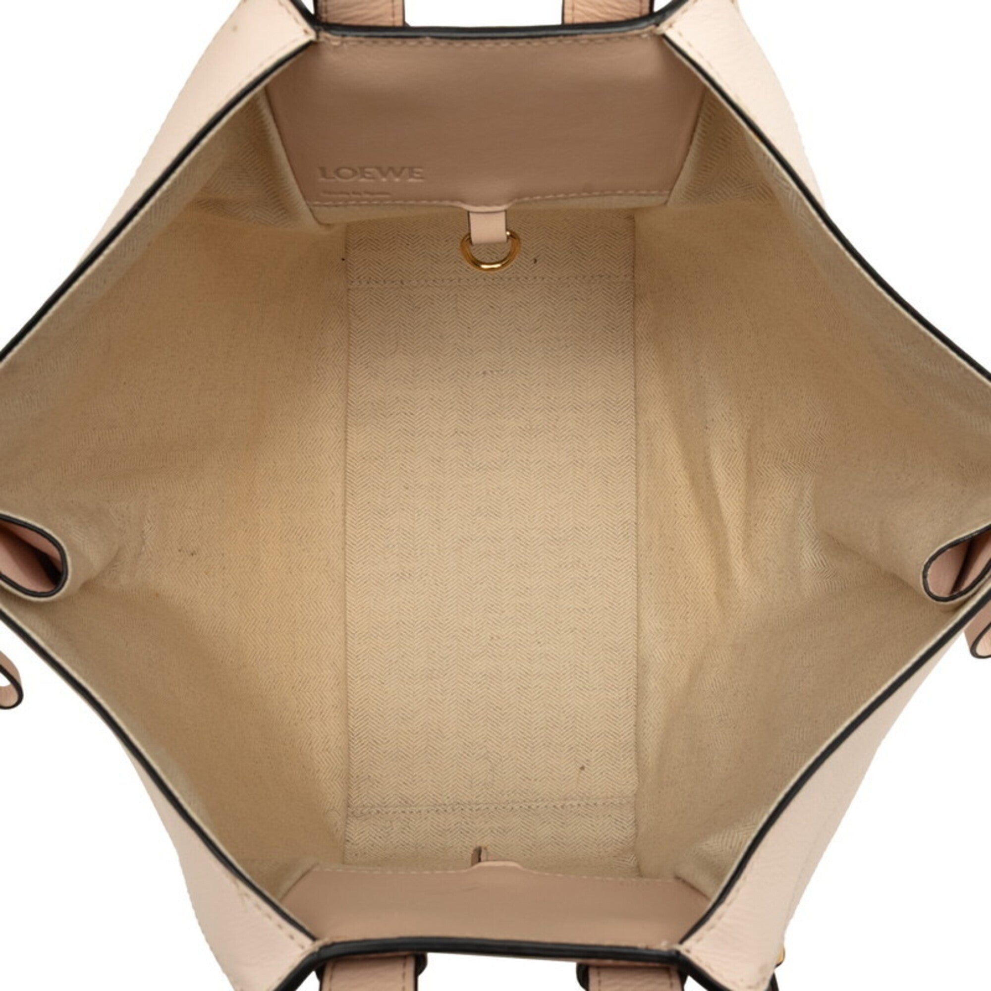 Loewe Pink Beige Leather Handbag Shoulder Bag (Pre-Owned)